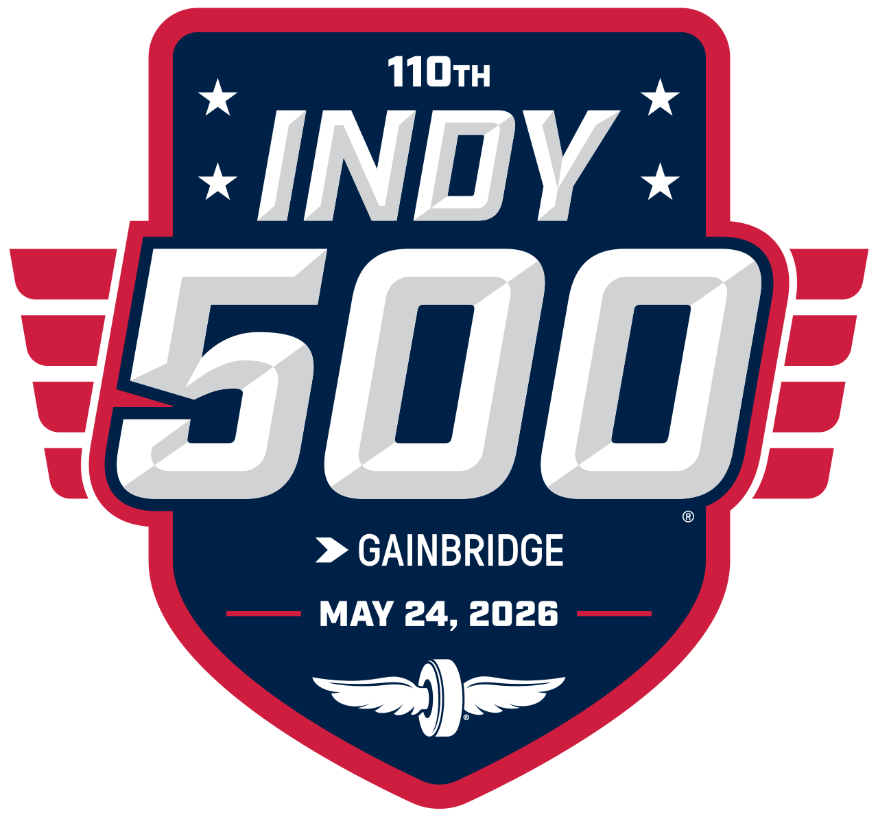 Indianapolis 500 logo, a trusted Indy Wrap Works client.