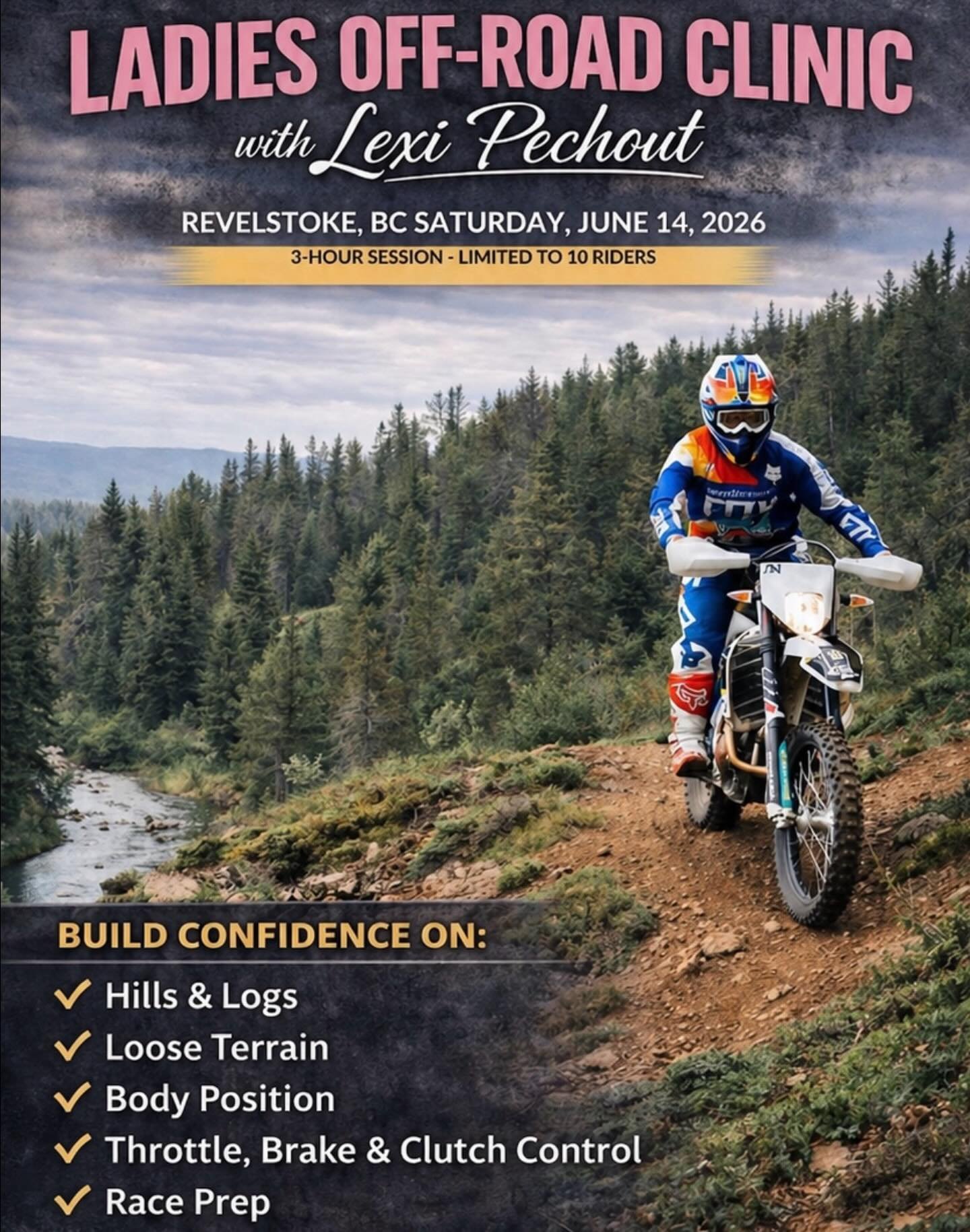 You asked, we listened! We have decided to open another time slot on Sunday, June 14th at the Triple B Rally! 

Come ride, come learn, come race! 

Register online 👉🏻 Link In Bio!

For more details on this FREE event, check out the Facebook page!