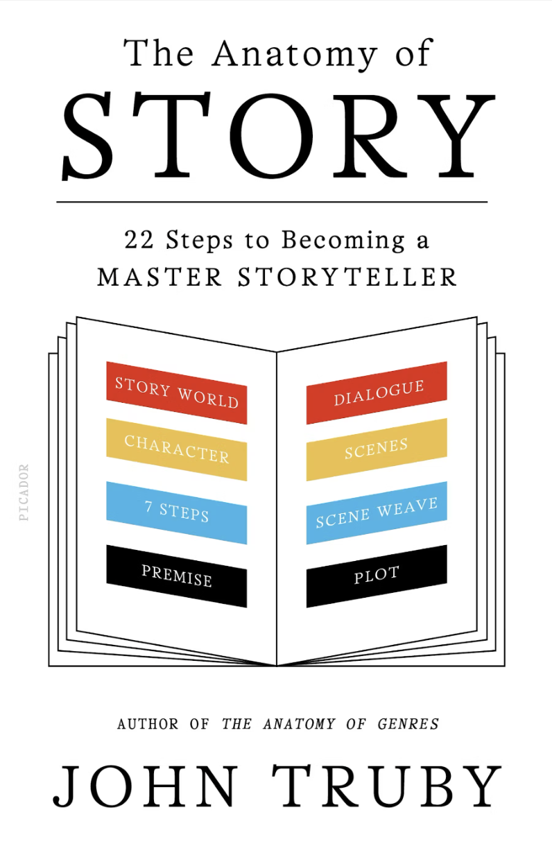Book cover for "The Anatomy of Story" by John Truby.