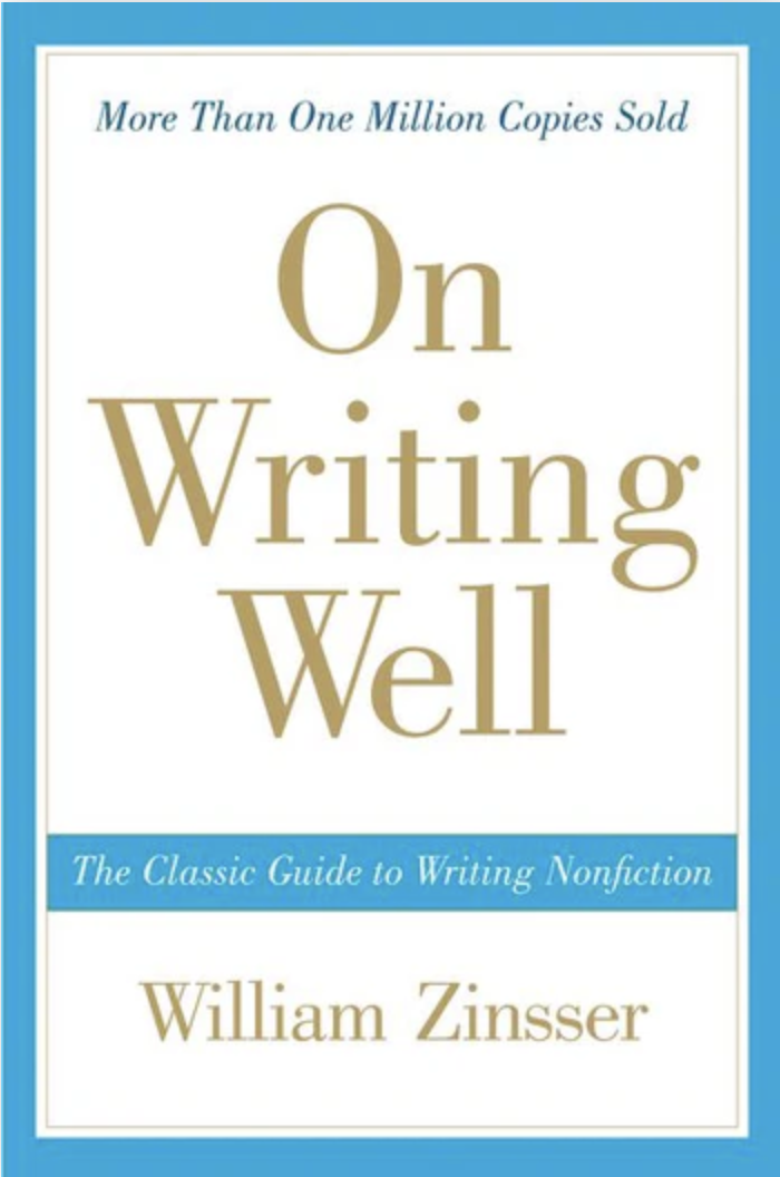 Cover image of the book "On Writing Well" by William Zinnser