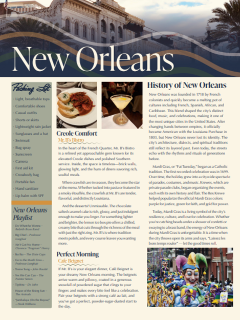 On The Road Again Vacanza newsletter (pg. 2)