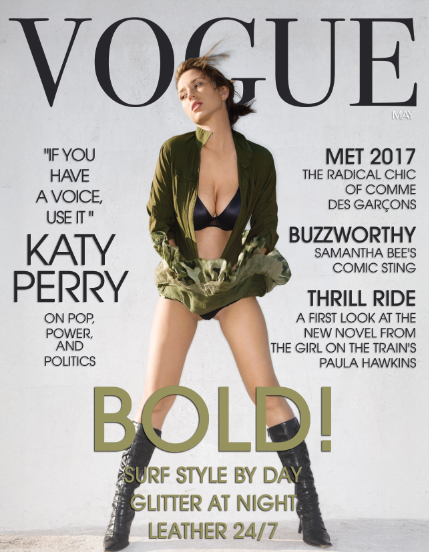 Vogue magazine cover