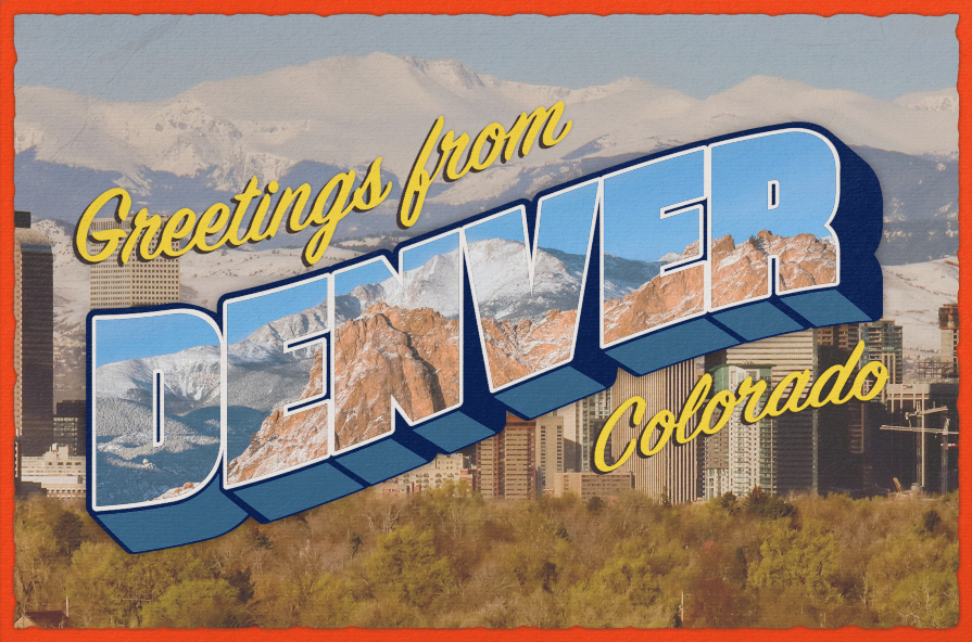 Denver postcard