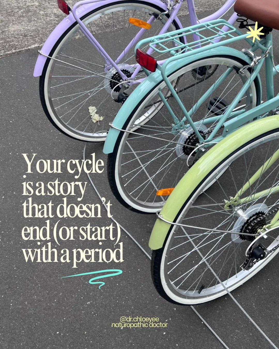 Your cycle doesn&rsquo;t have to feel chaotic, despite the different phases &amp; different needs. It&rsquo;s the same body learning its own rhythm. 🚴🏻&zwj;♀️🔄

So here&rsquo;s a little starter guide to each phase and your strengths!

Save for you