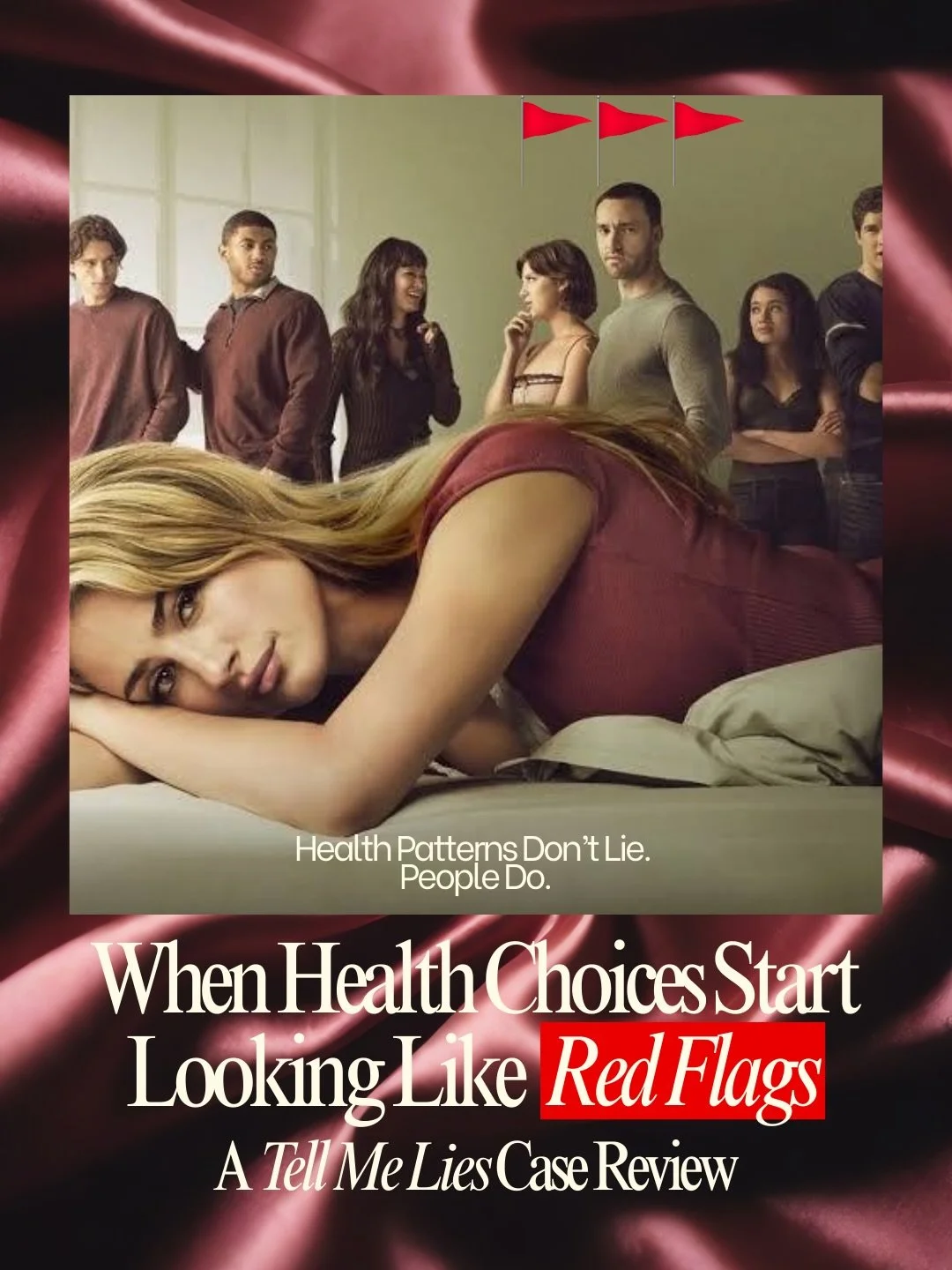Unlike the characters on Tell Me Lies, your body doesn&rsquo;t lie to you or gaslight you (and especially not for fun).

But like Stephen DeMarco, your mind naturally leans into coping strategies that feel helpful in the moment 🚩, even when they&rsq