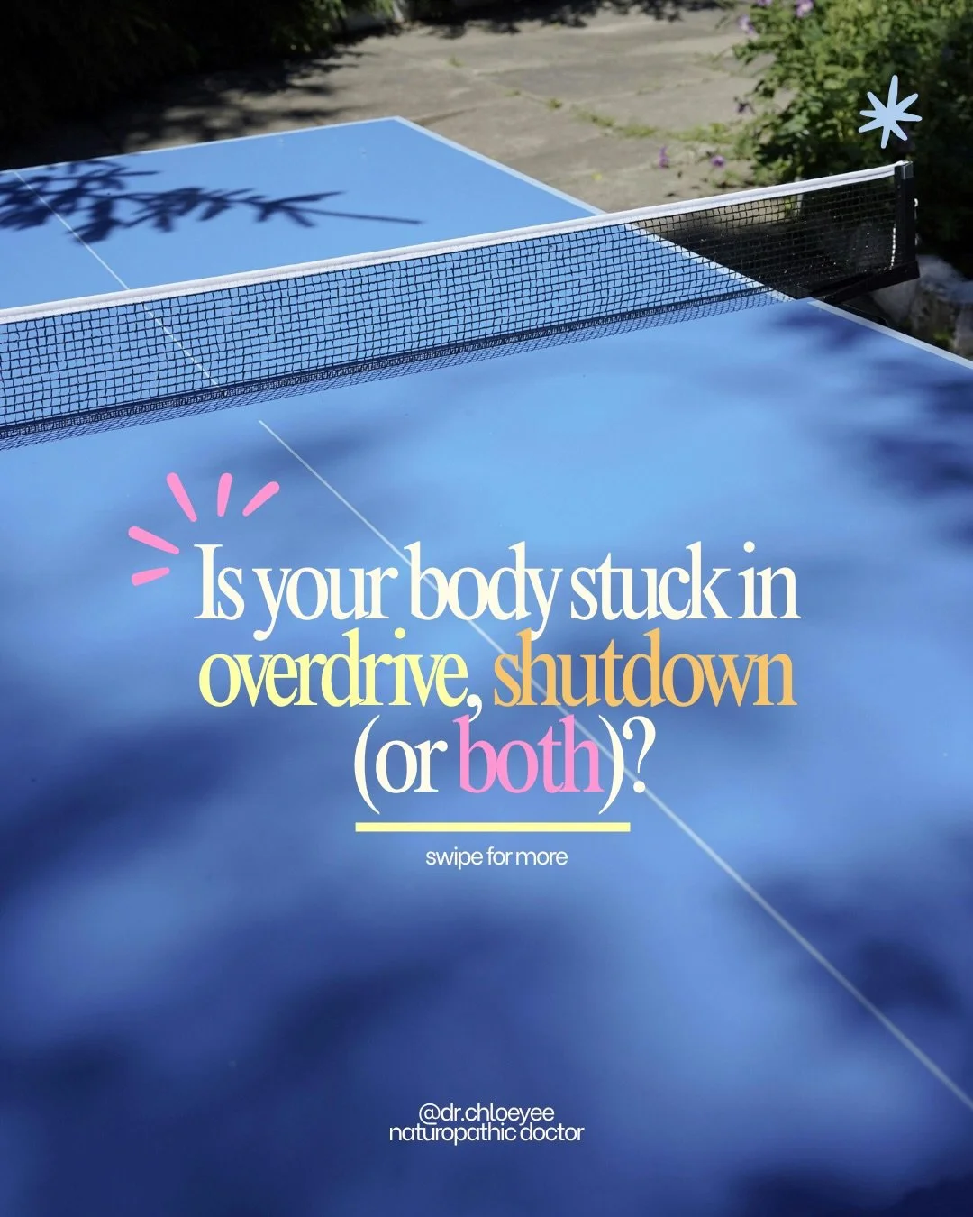 Stressed and can&rsquo;t stop? That&rsquo;s overdrive. 
Exhausted and can&rsquo;t start? That&rsquo;s shutdown. 
Both at the same time? That&rsquo;s most of us. 😅

Your autonomic nervous system runs in the background 24/7 - and when it gets stuck in