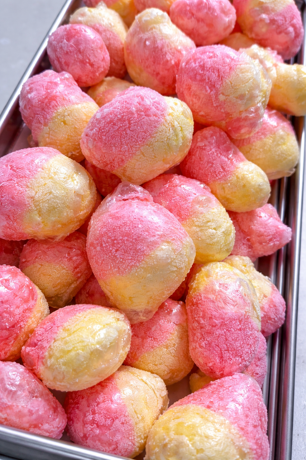 Freeze Dried Peach Hearts