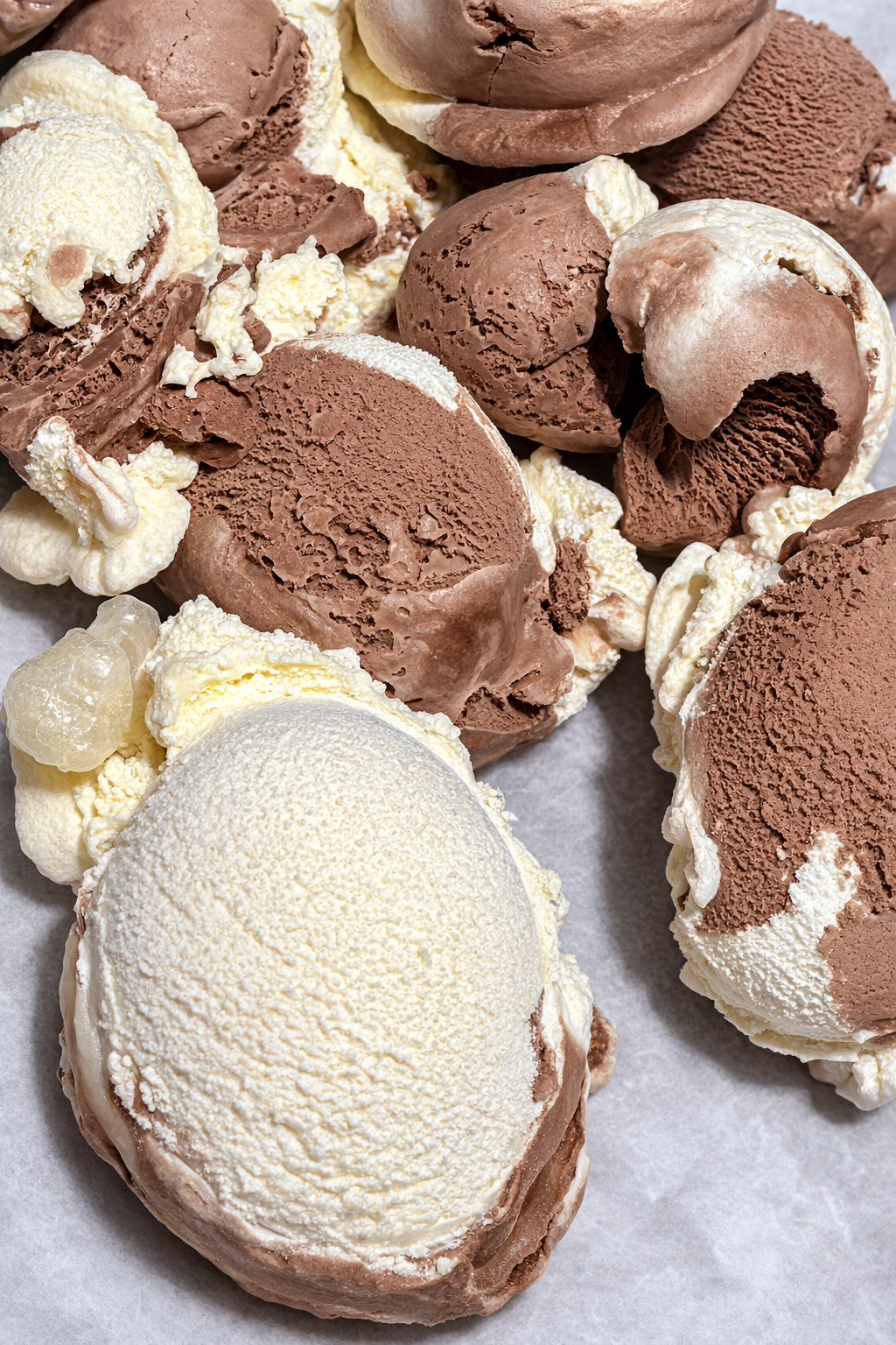 Freeze Dried Chocolate Vanilla Ice Cream