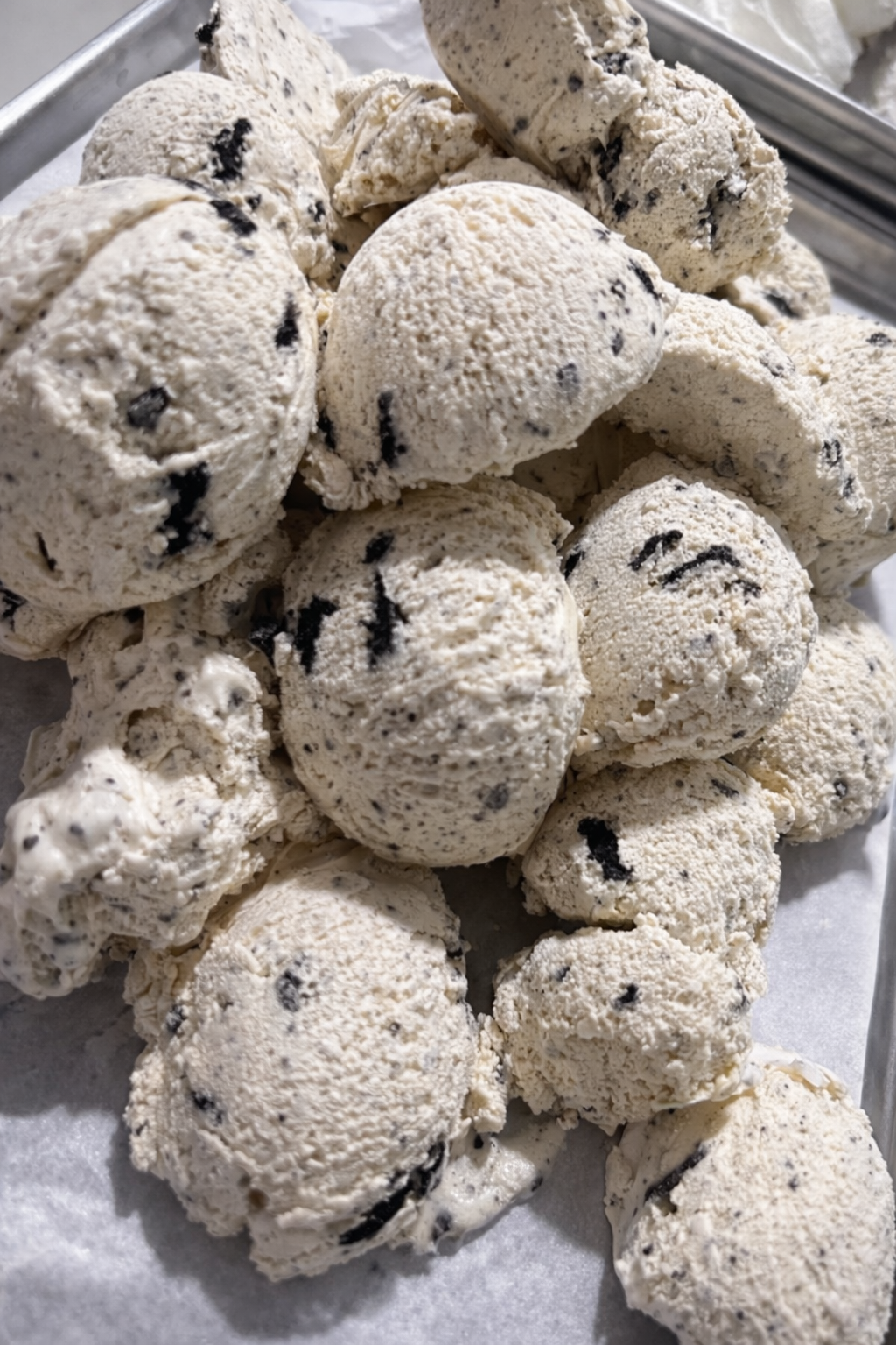 Freeze Dried Cookies and Cream Ice Cream