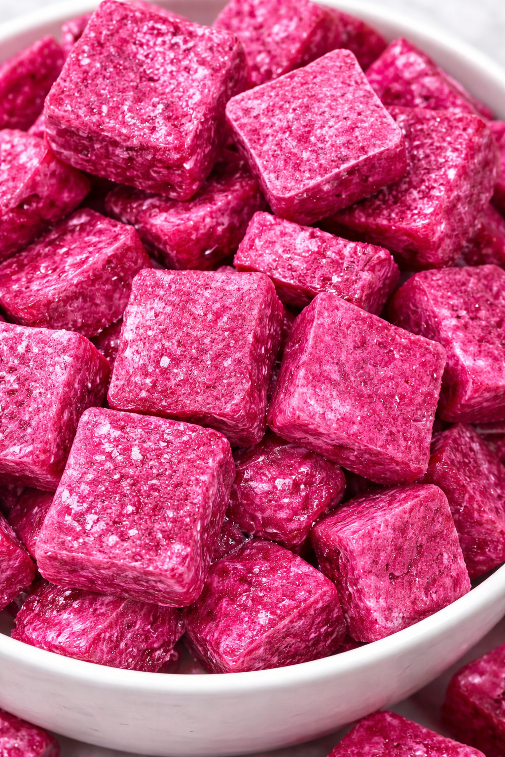 Freeze Dried Port Wine Jelly Bites