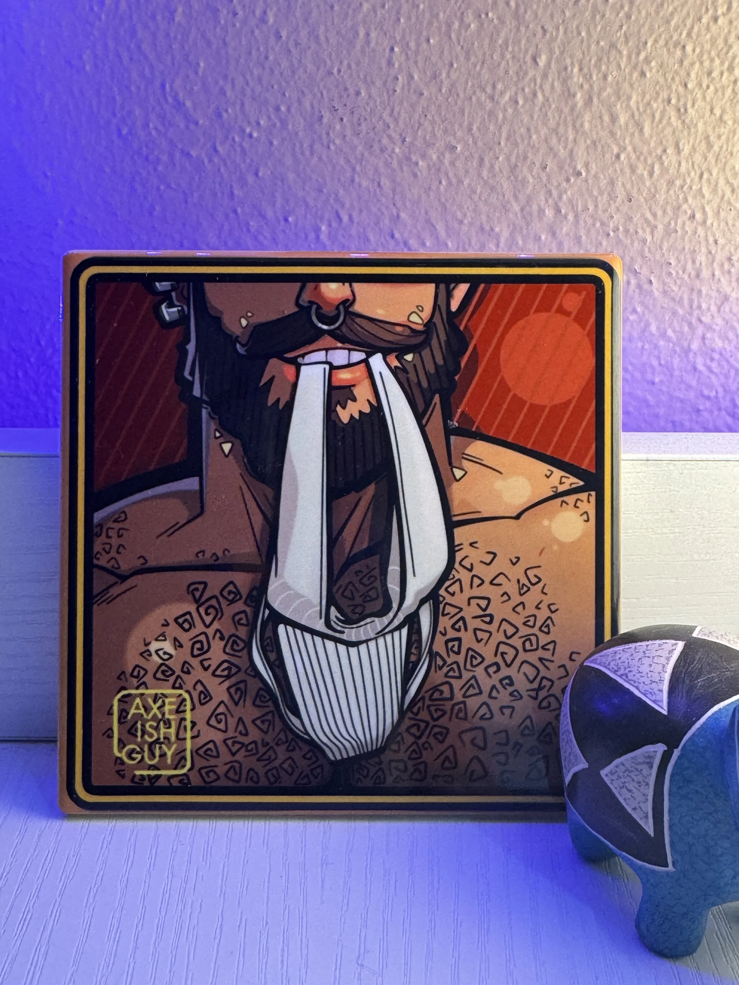 Hairy Collection - Hairy Jock | Ceramic Coaster
