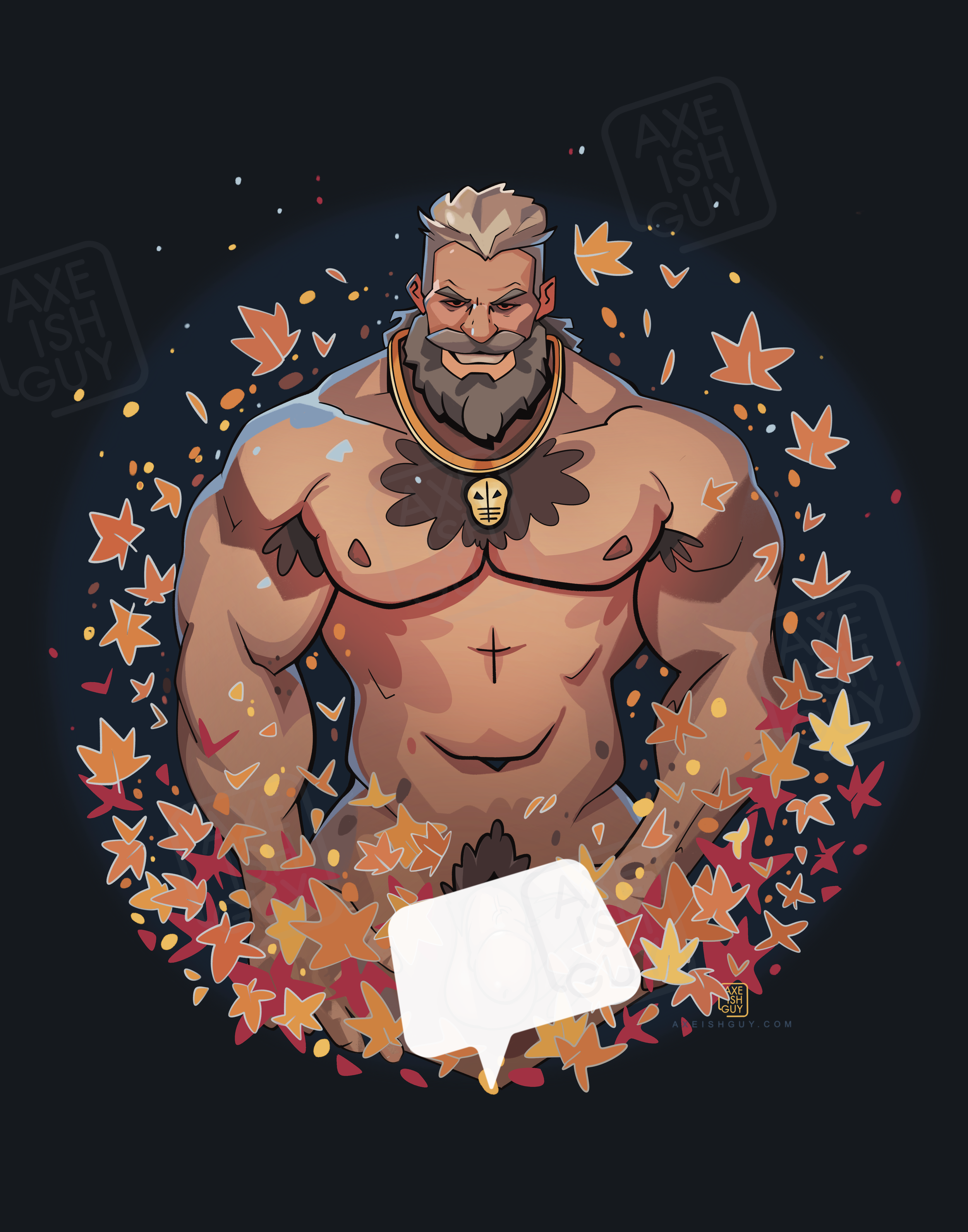 November Hunter Print | Seasonal Men