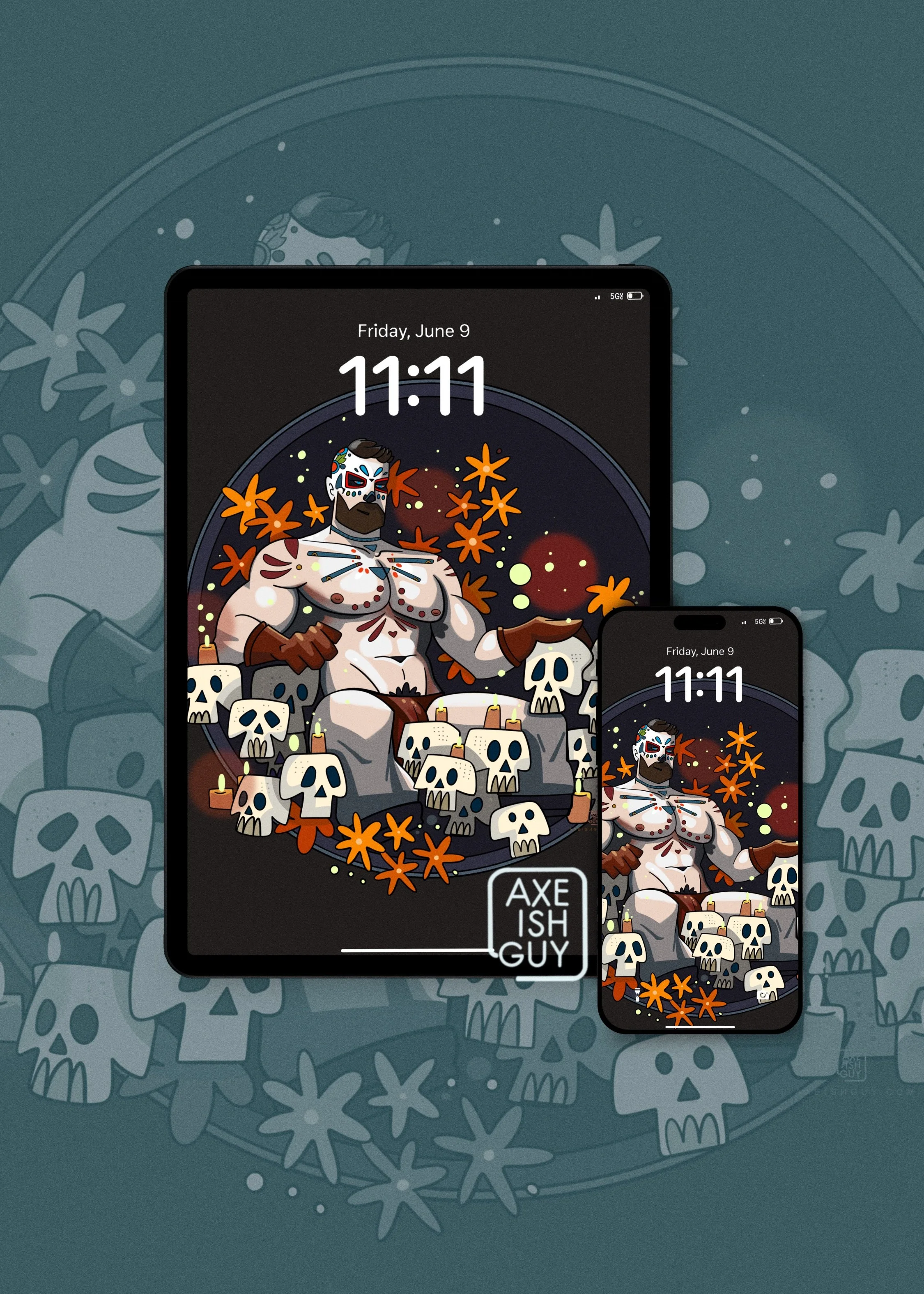 SQ October Wallpaper | Axeishguy