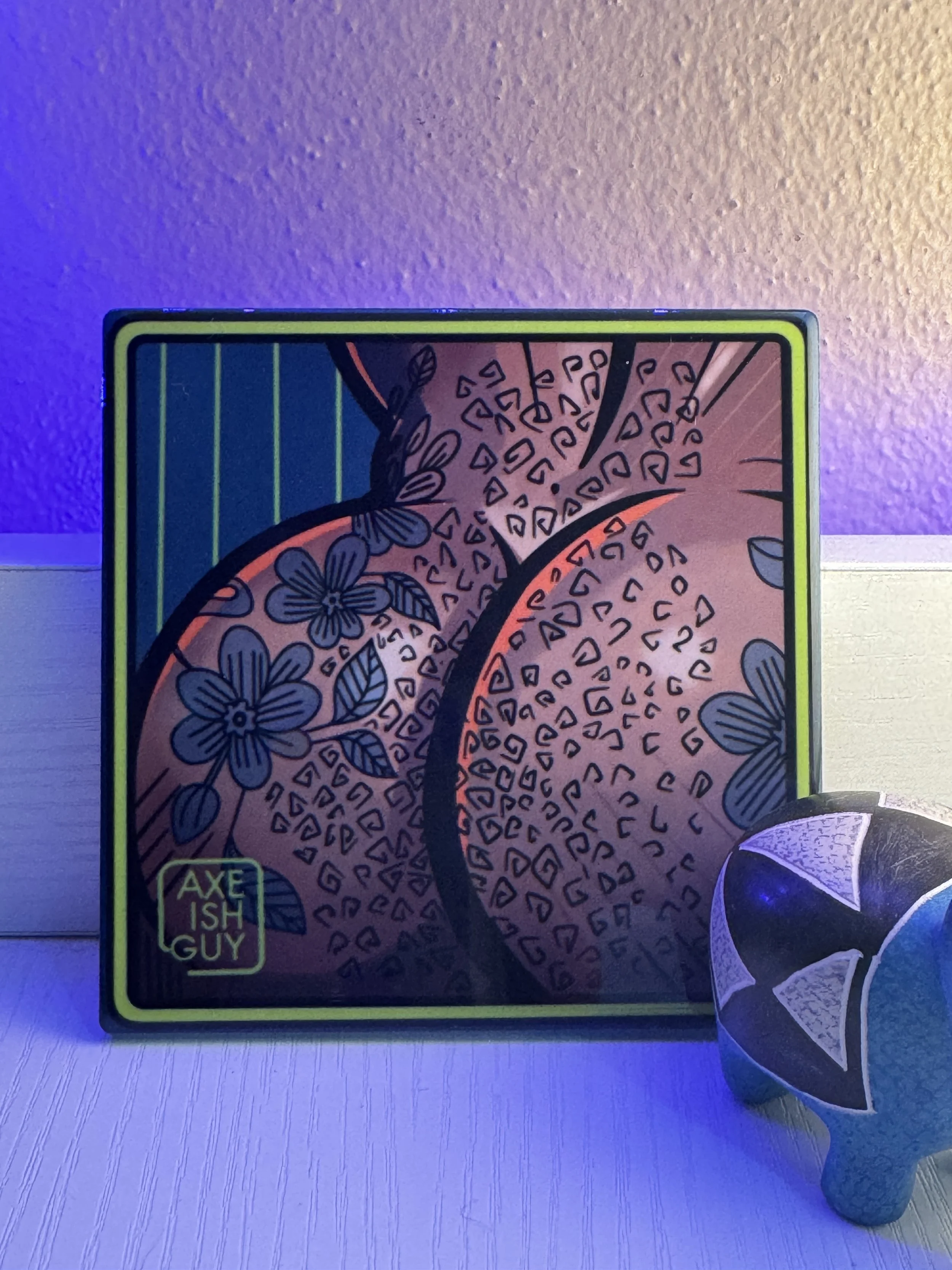 Hairy Collection - Hairy Butt | Ceramic Coaster