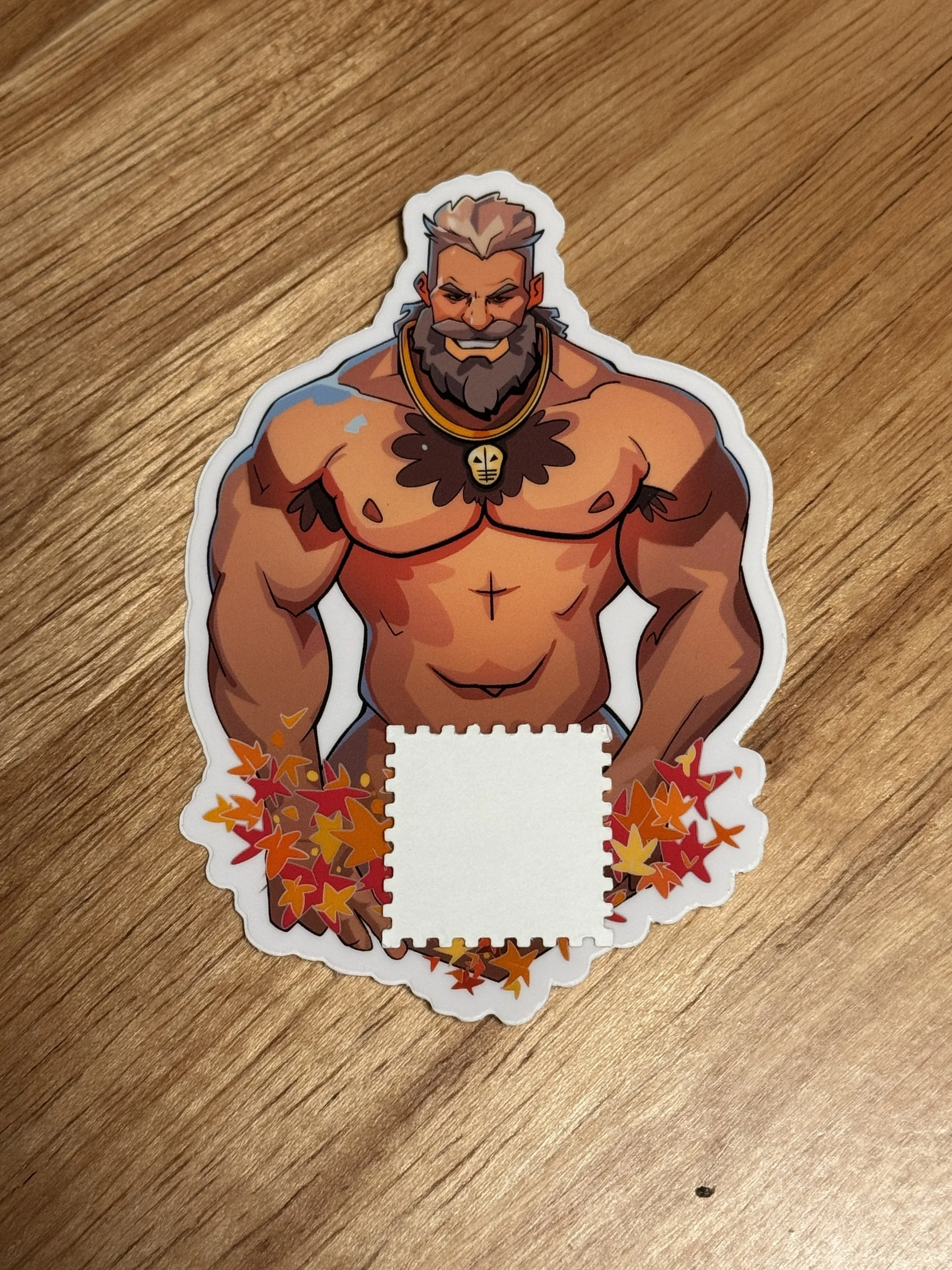 Seasonal Queer Hunter Sticker   | Axeishguy | Sticker | Gay Sticker | Gay Fantasy