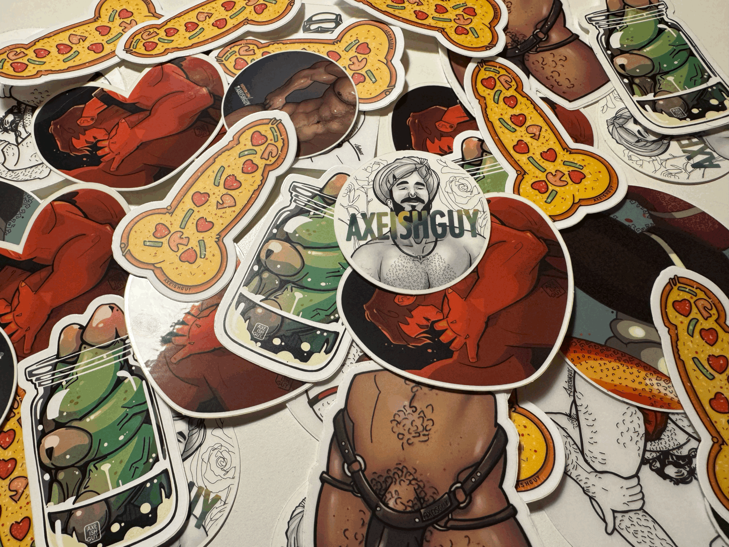 Axeishguy Sticker Club | Free Shipping