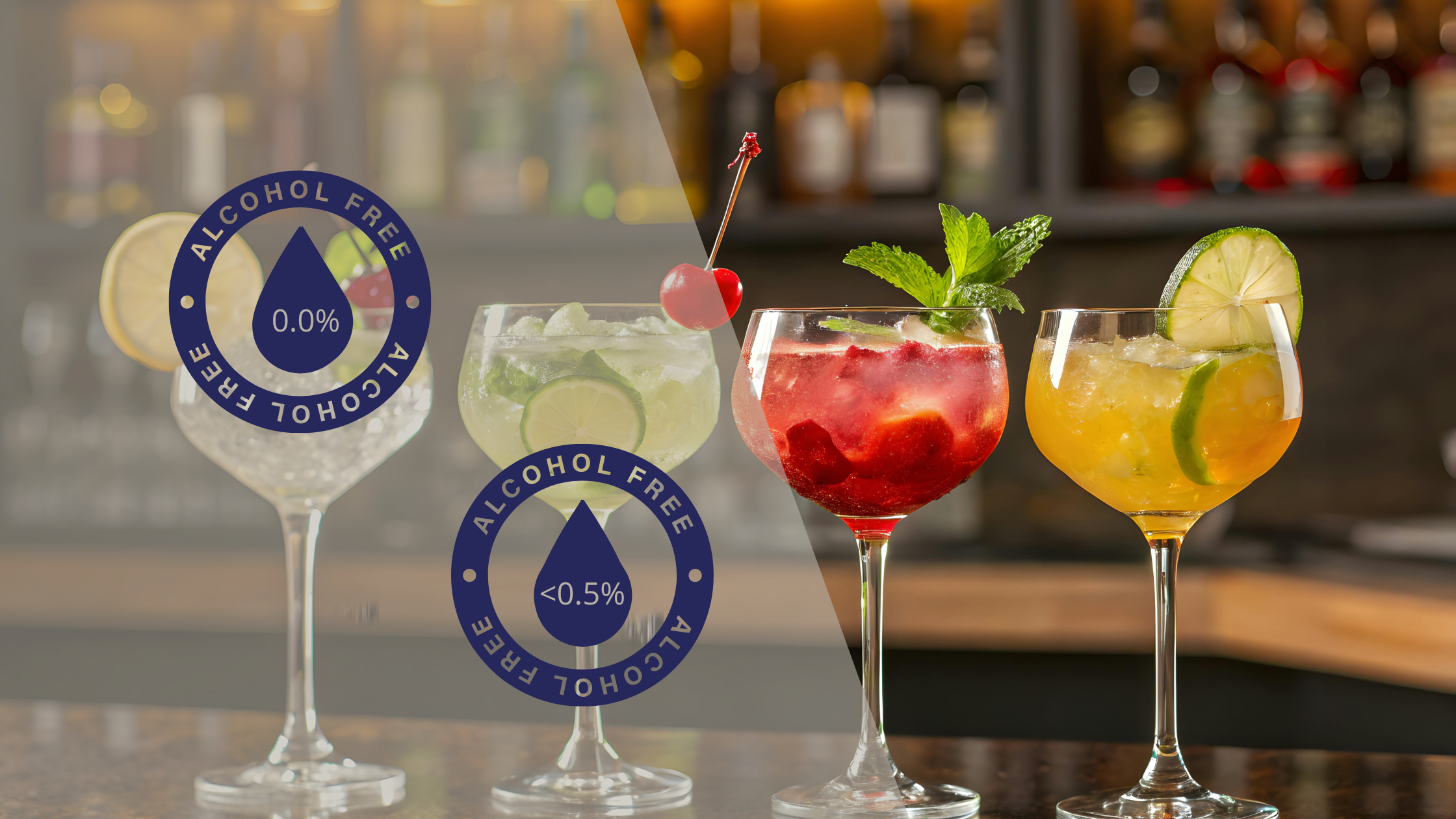 0,0 % ou inférieur à 0,5 % : quelle différence pour les boissons sans alcool ?