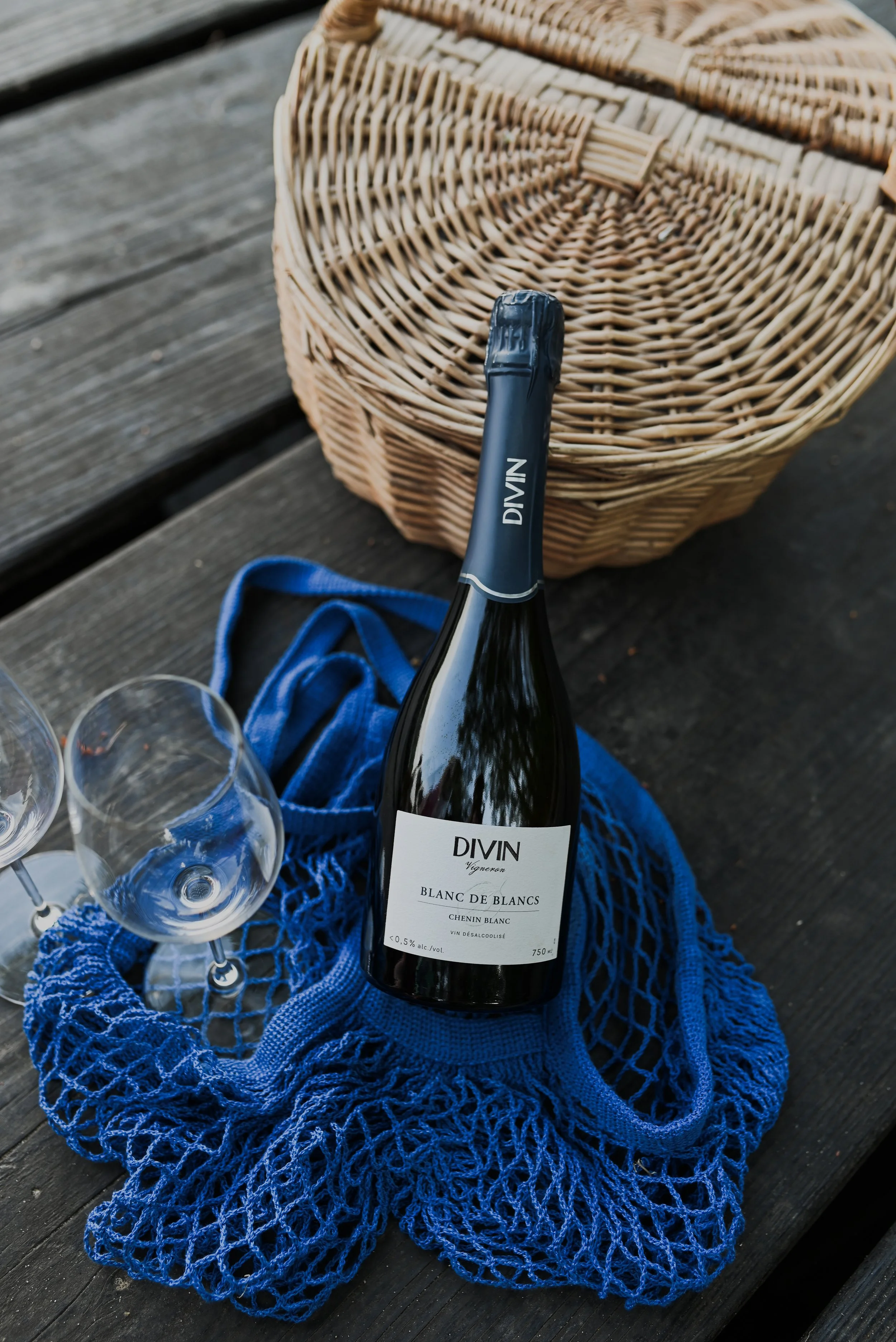 Chenin Blanc désalcoolisé Effervescent <0.5% - Divin Vigneron