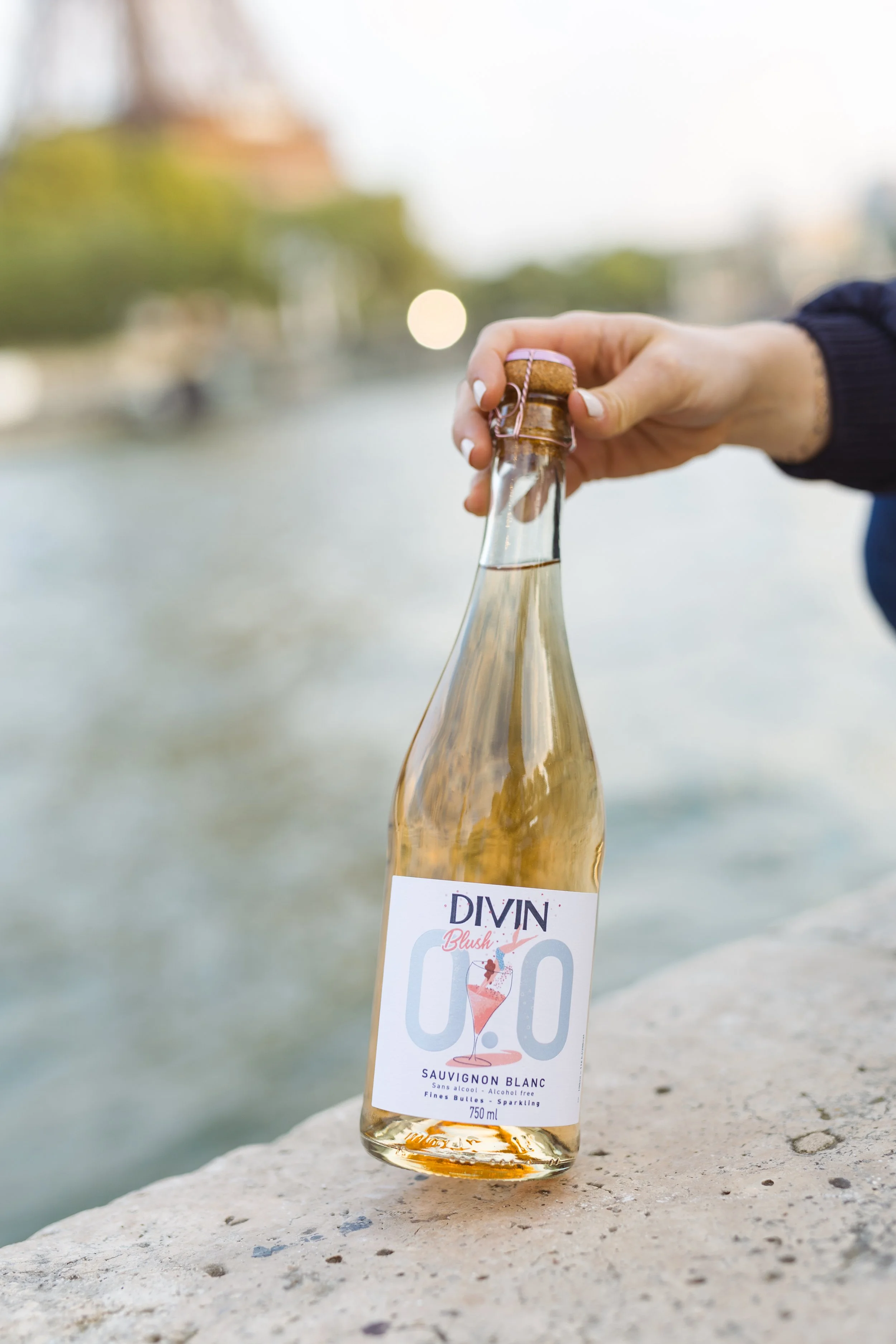 Sauvignon blanc effervescent rosé 0.0% - Divin