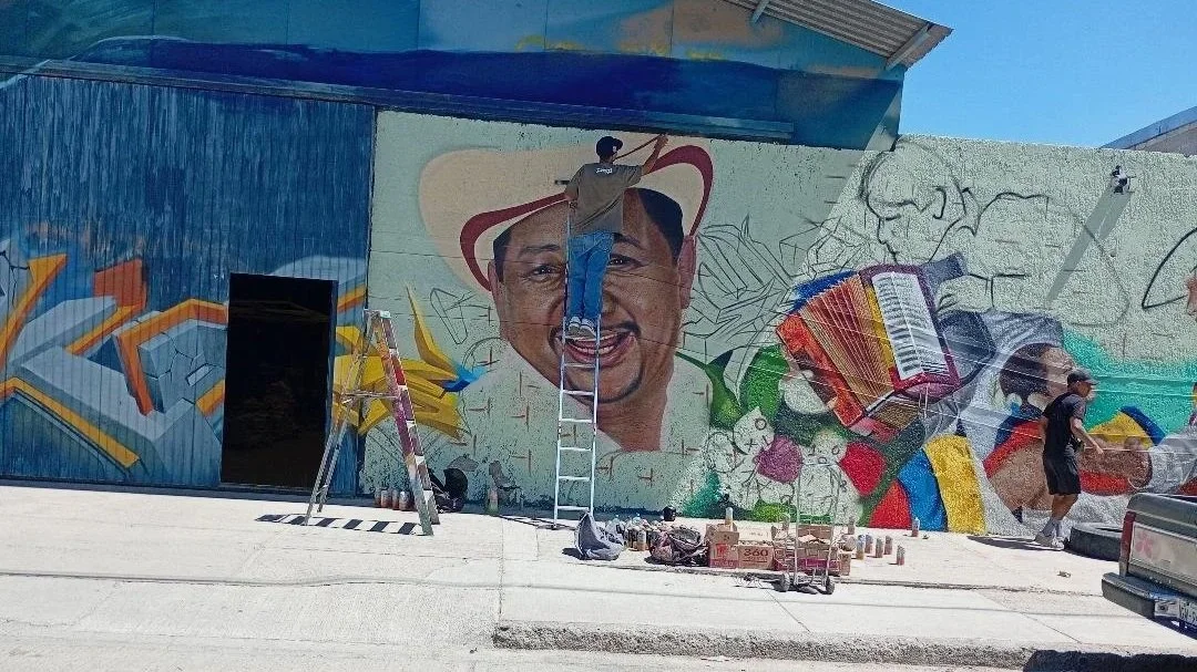 Nuevo mural de León rinde homenaje a la cumbia