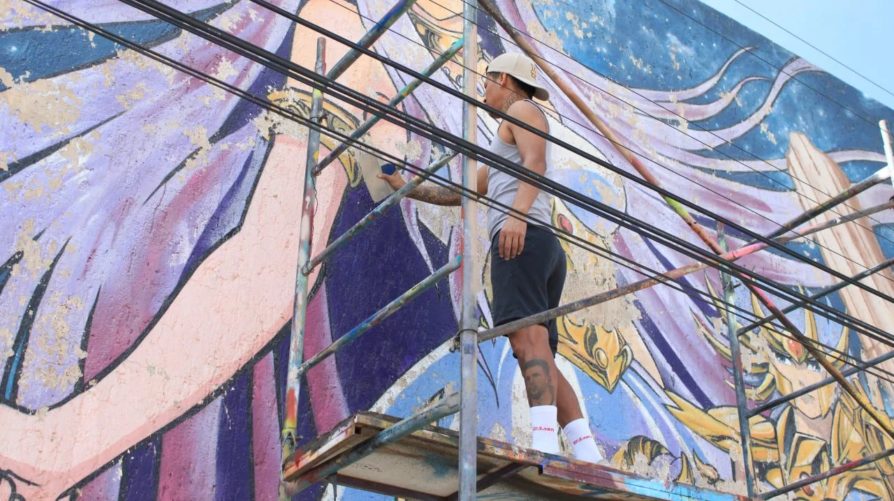 Reparan mural de León que llegó hasta Japón