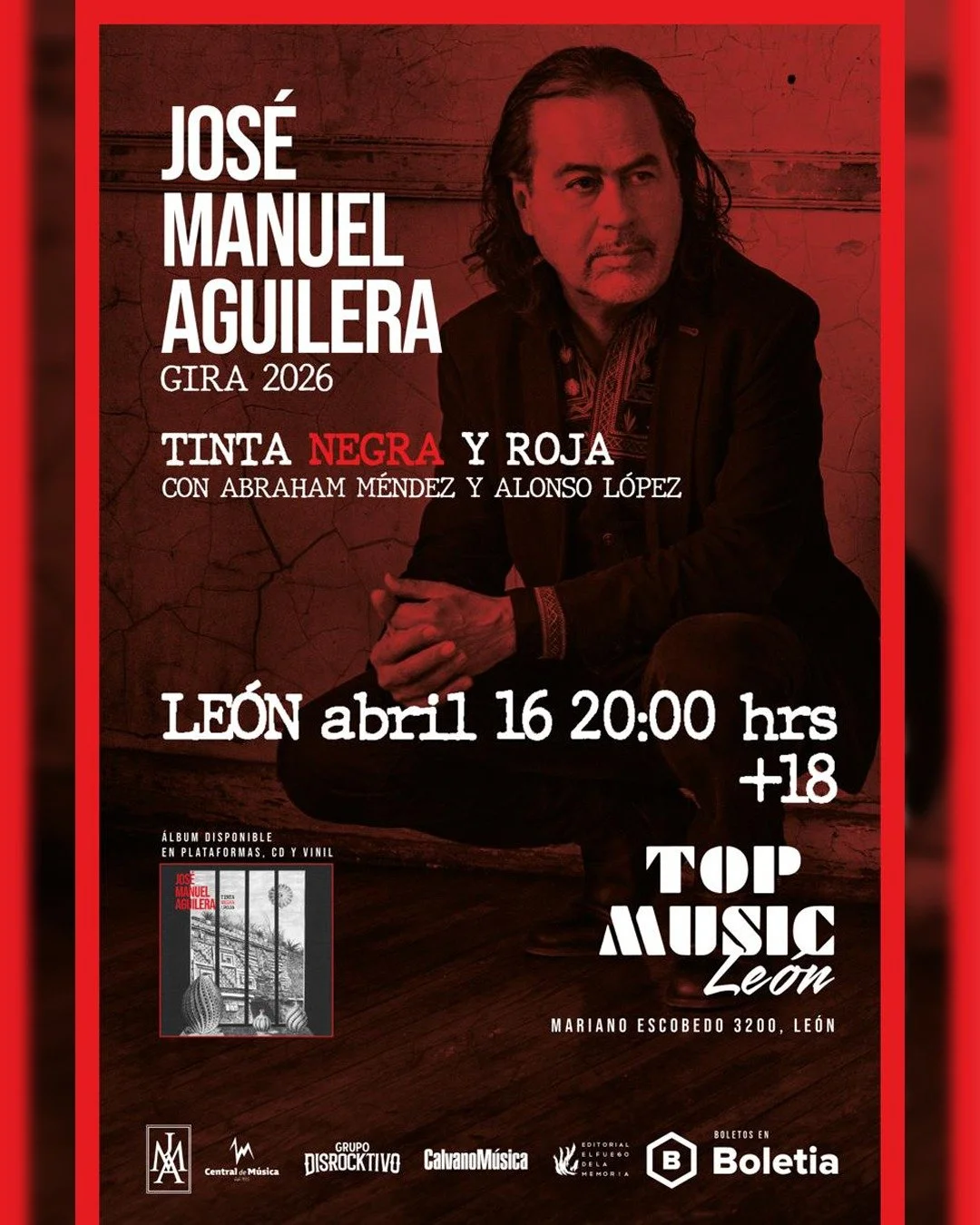 JOSÉ MANUEL AGUILERA - GIRA 2026