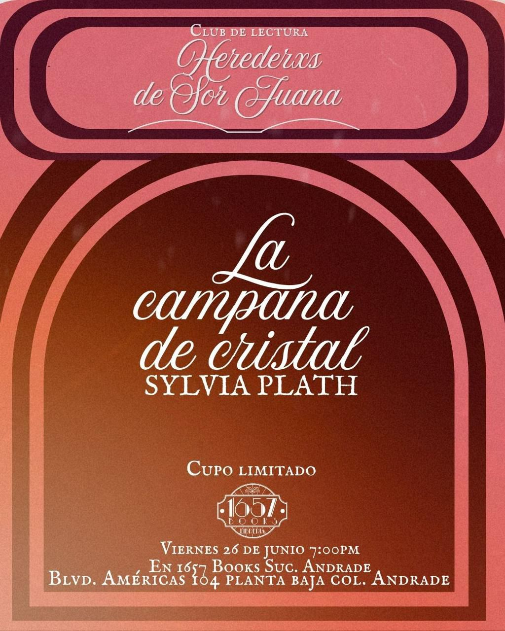 Herederxs de Sor Juana: club de lectura sobre La campana de cristal