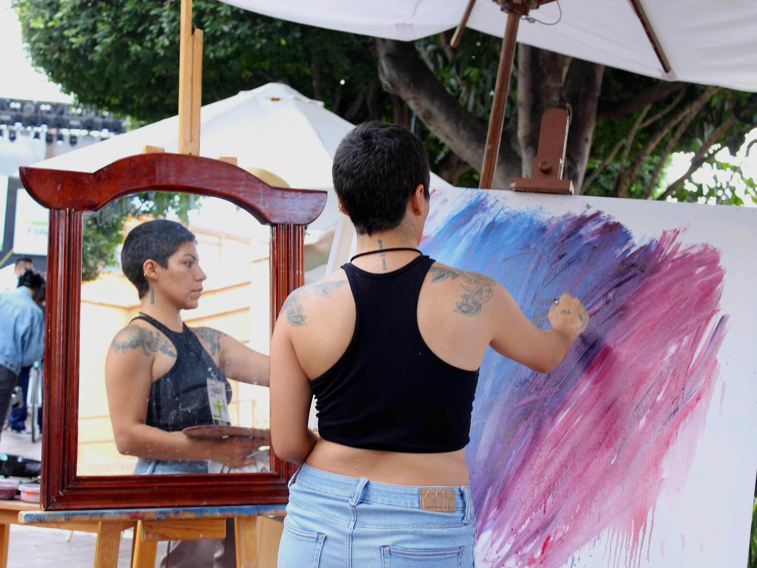20 artistas pintarán el Arco de la Calzada contrarreloj durante el FIAC