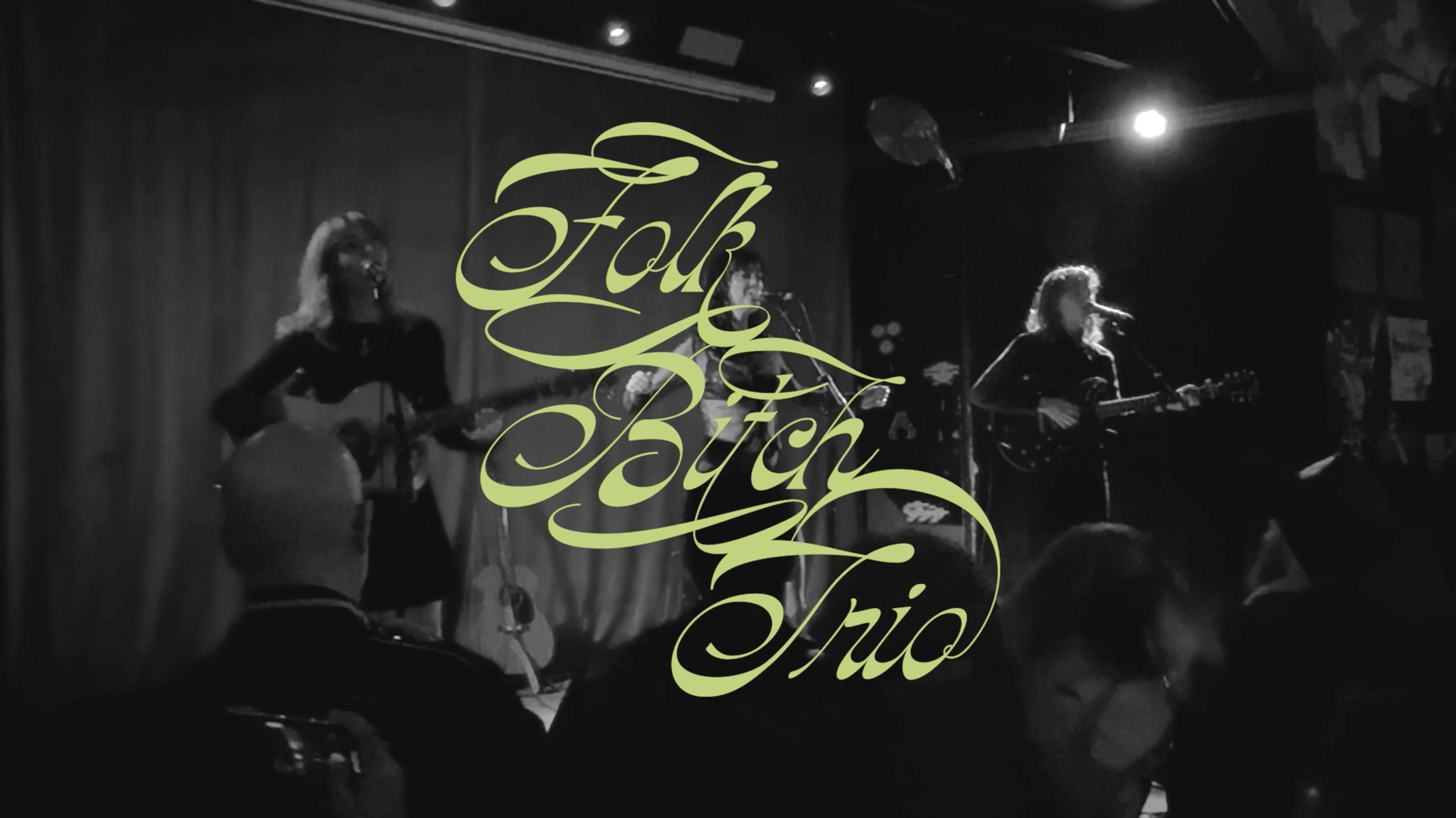 Folk Bitch Trio Typography