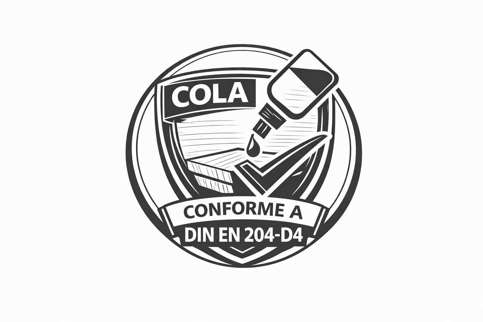 Conformidad con la norma DIN EN 204-D4, cola tipo clase D4 para perfiles laminados de madera