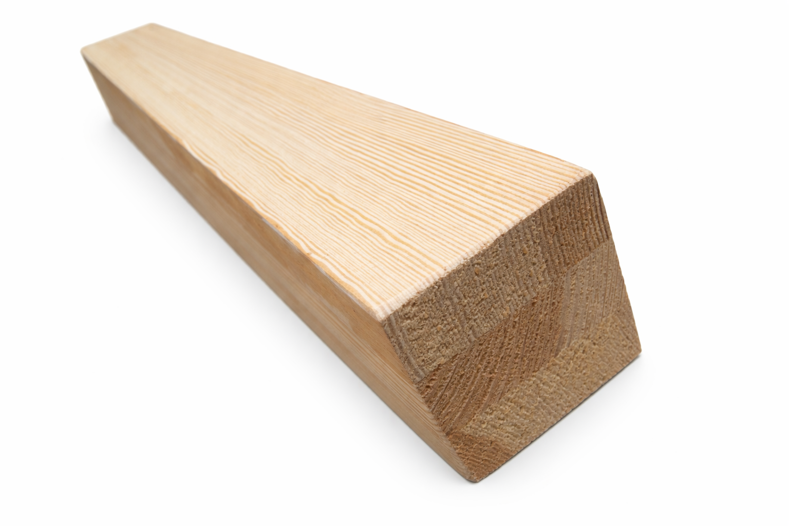 perfil laminado de madera de pino con malla fina