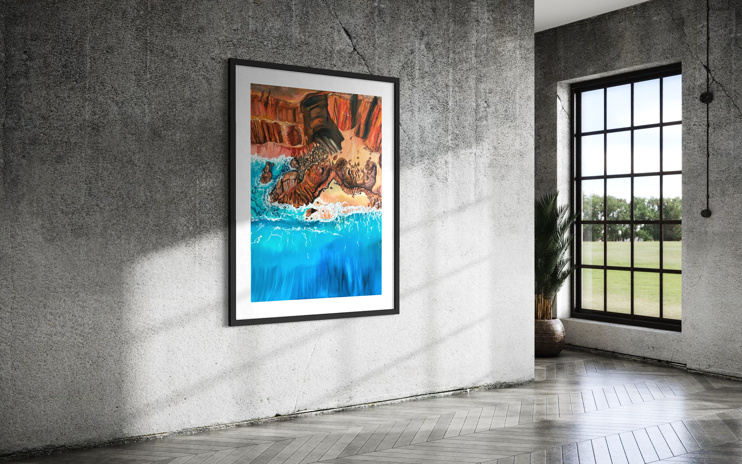 Copper Coast, 2026, Oil on Canvas 122 x 91cm