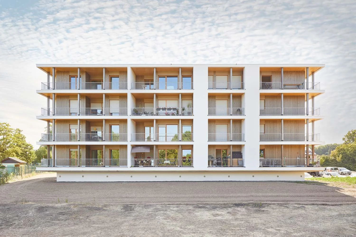 Architekturfotografie UKBS Solarhaus nachhaltiger Neubau