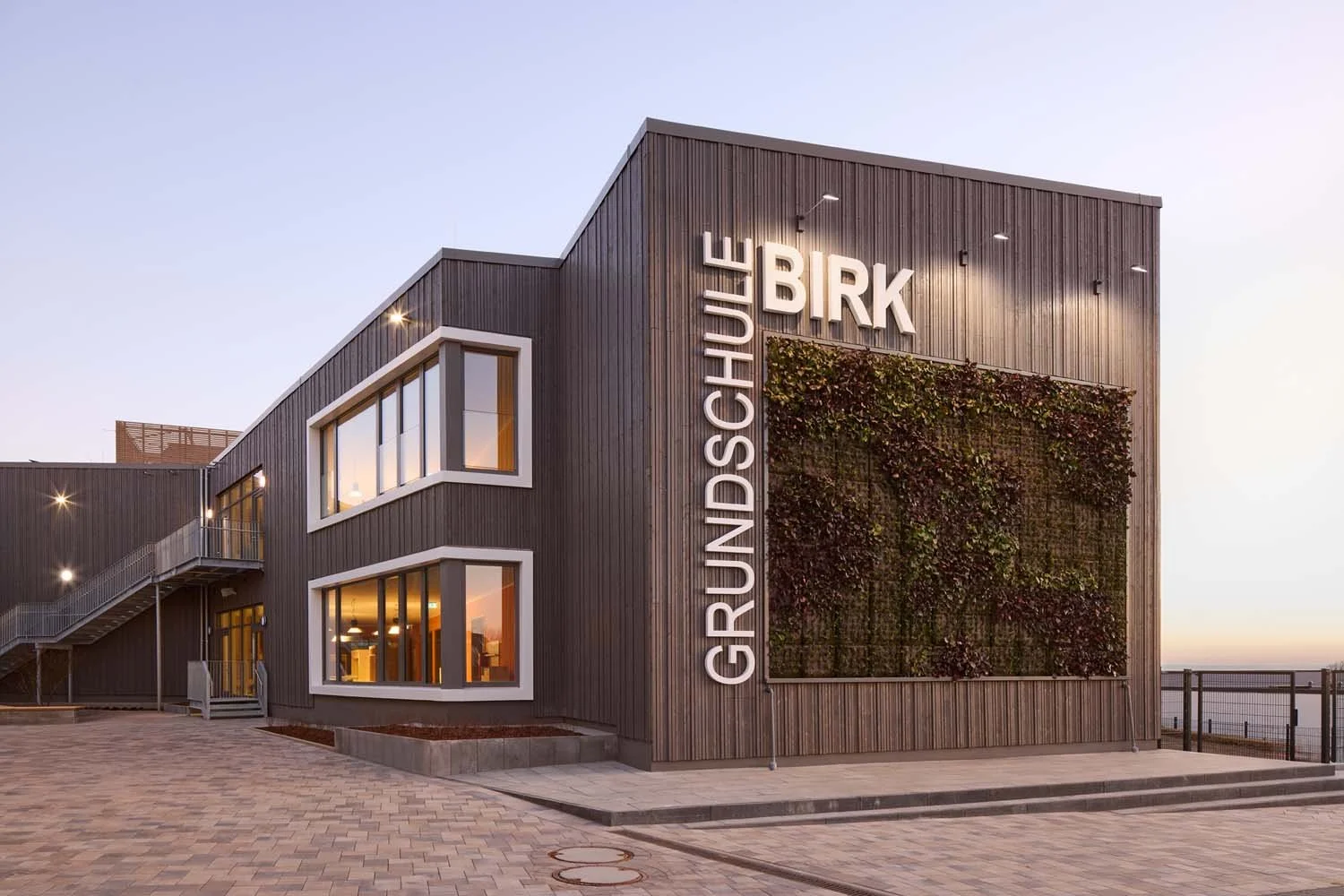 Architekturfotografie Bildungsbau Terhalle Holzbau