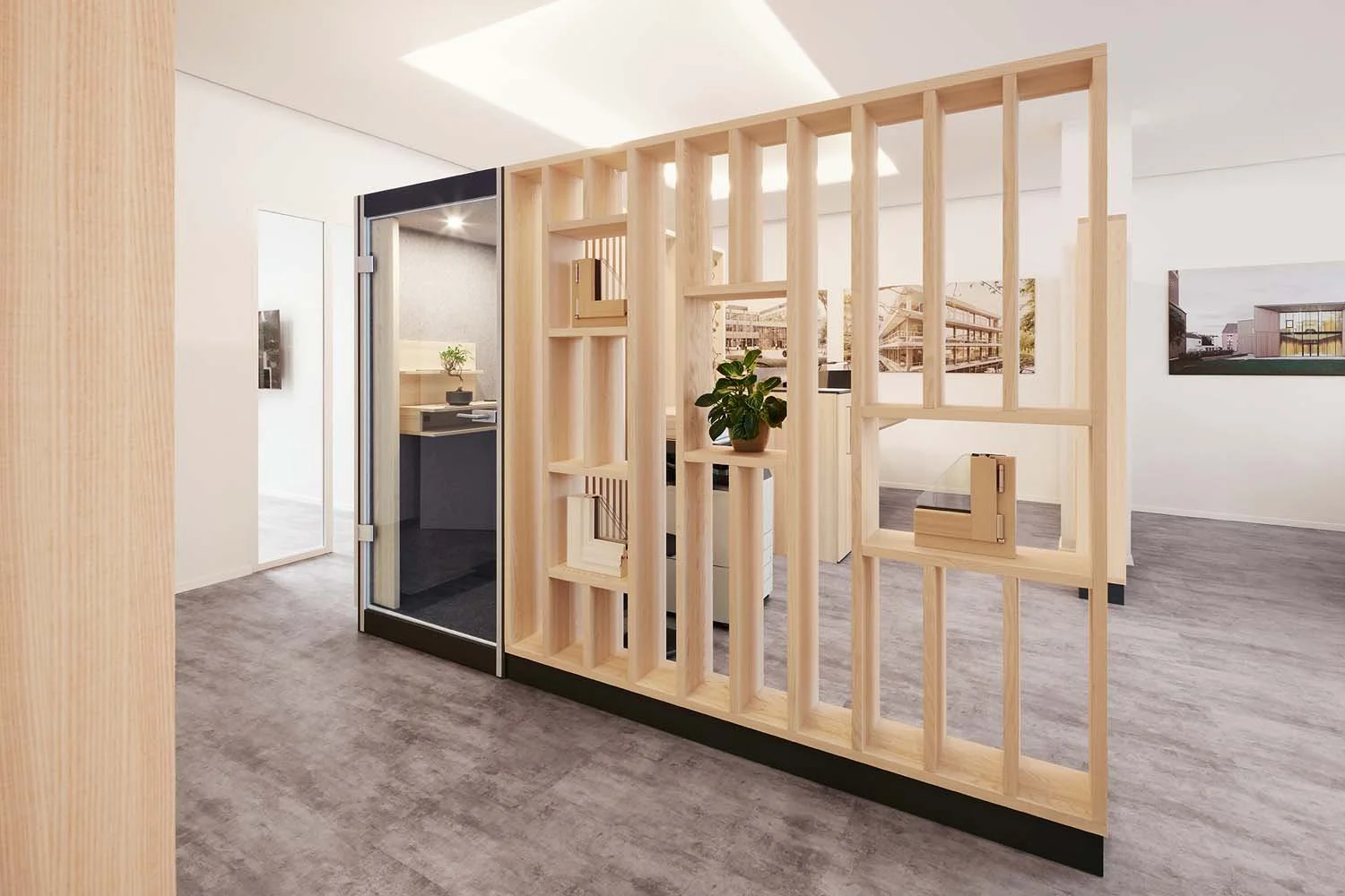 Interiorfotografie Terhalle Holzbau Berlin