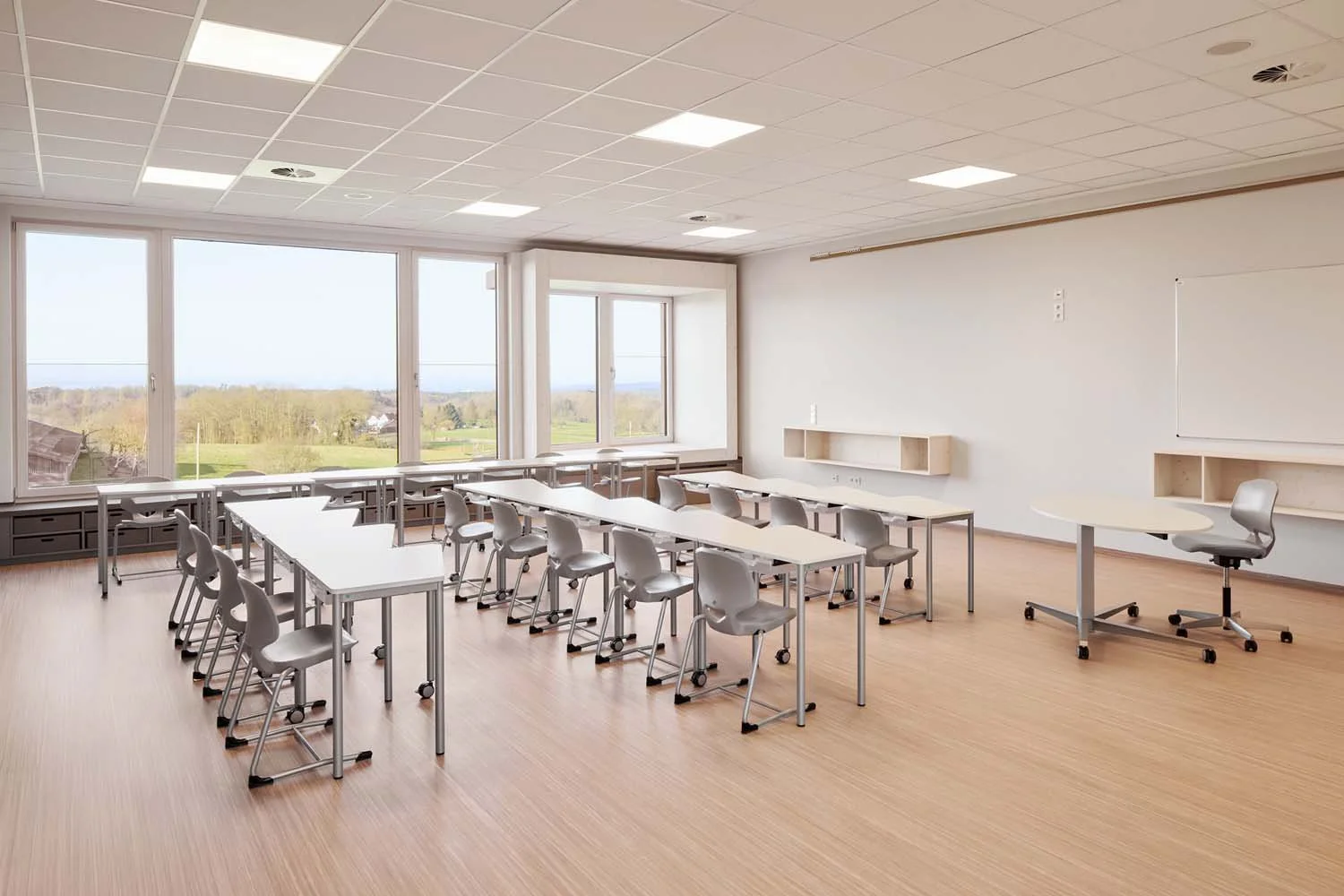 Architekturfotografie Bildungsbau Terhalle Holzbau