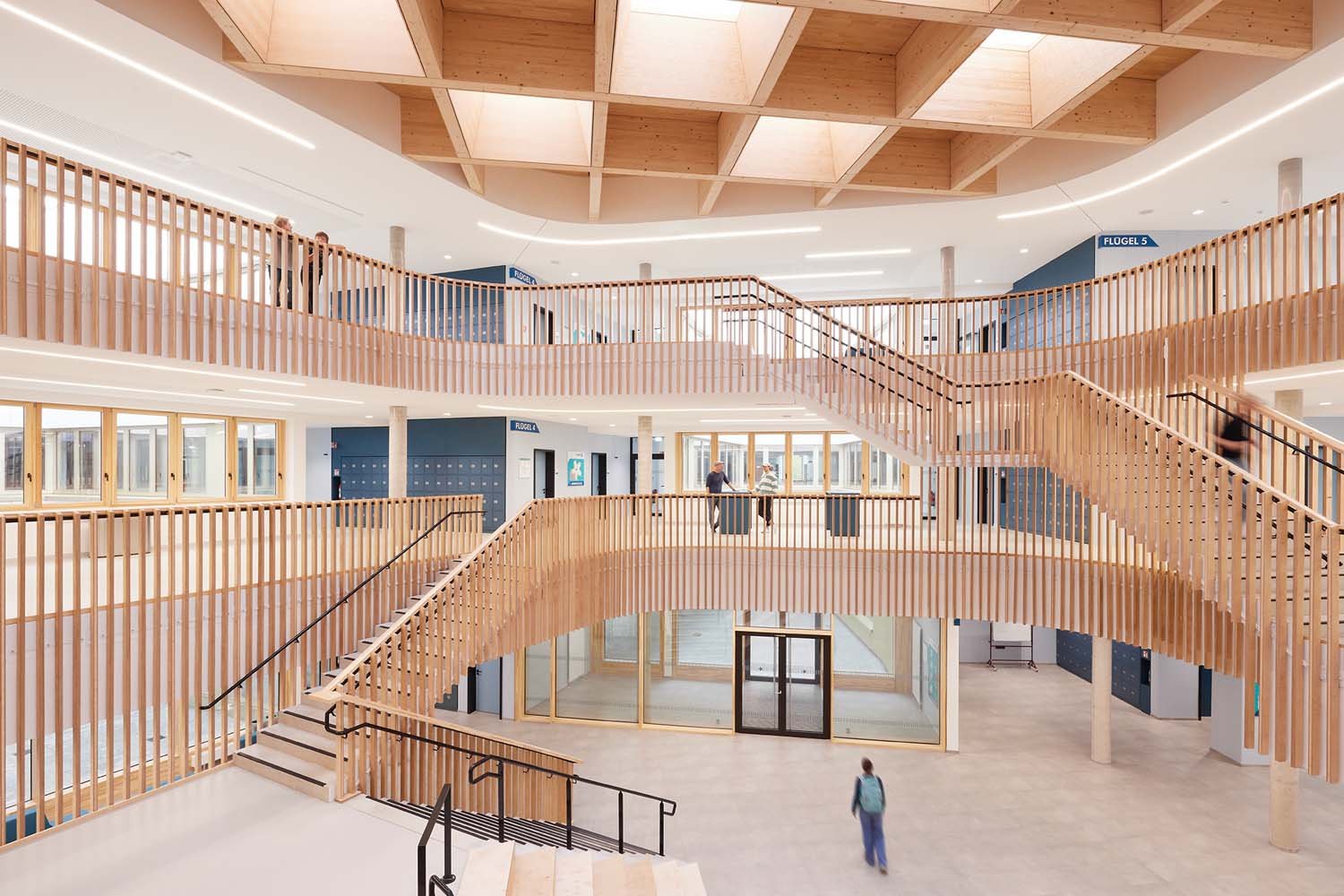 Architekturfotografie Grace-Hopper-Gesamtschule von NAK Architekten aus Berlin