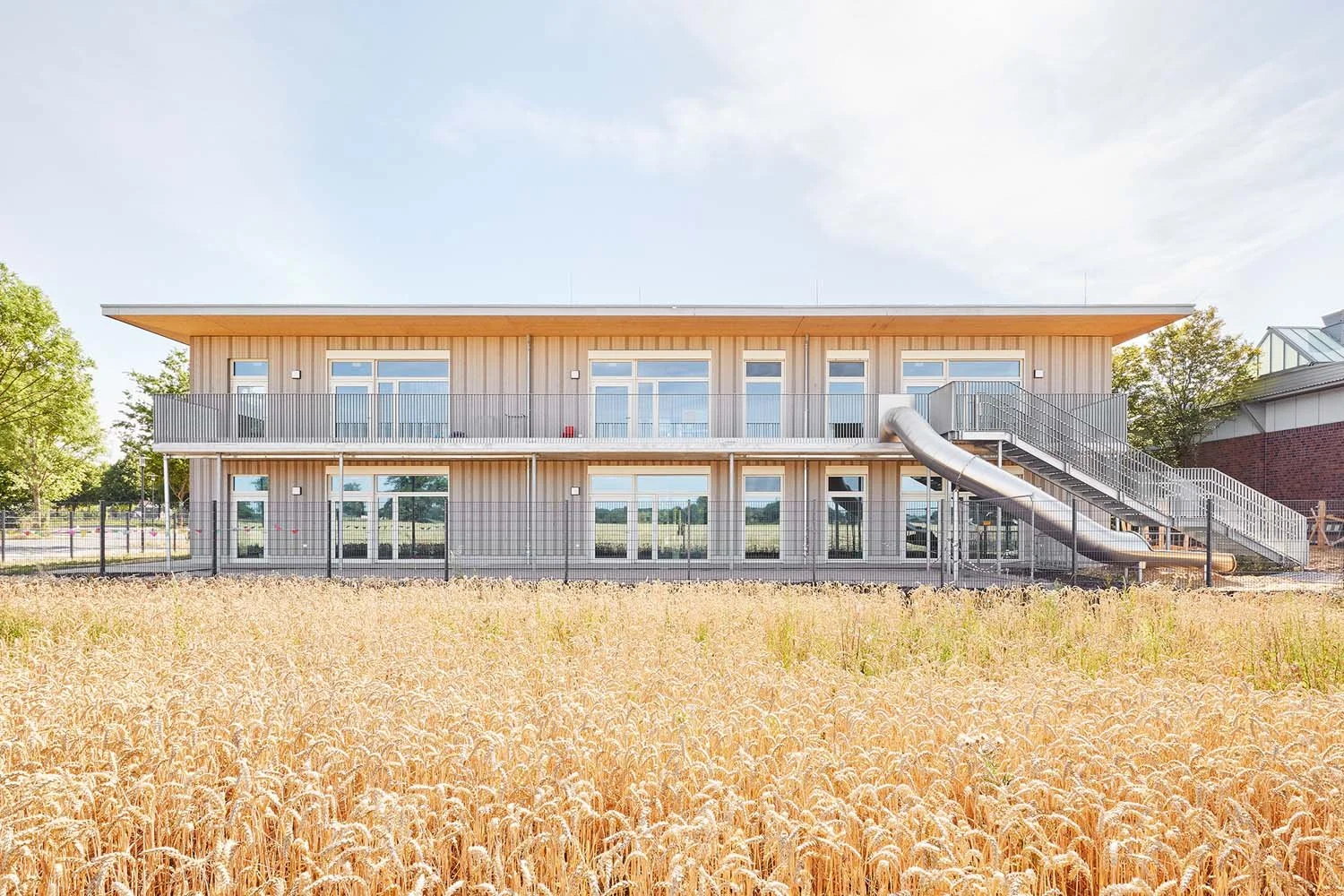 Architekturfotografie Terhalle Holzbau