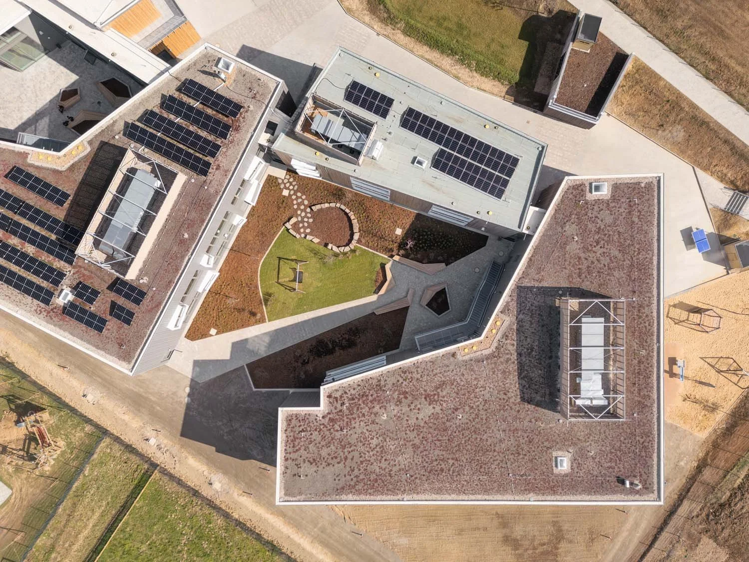 Architekturfotografie Bildungsbau Terhalle Holzbau