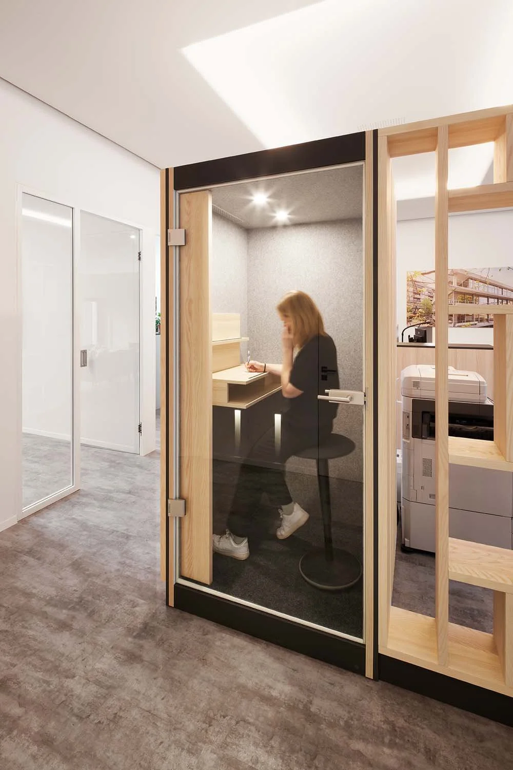 Interiorfotografie Terhalle Holzbau Berlin