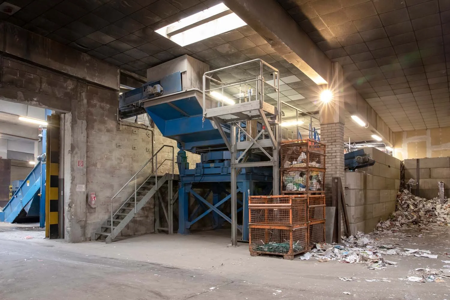 Industriefotografie Bartscherer Recycling Berlin