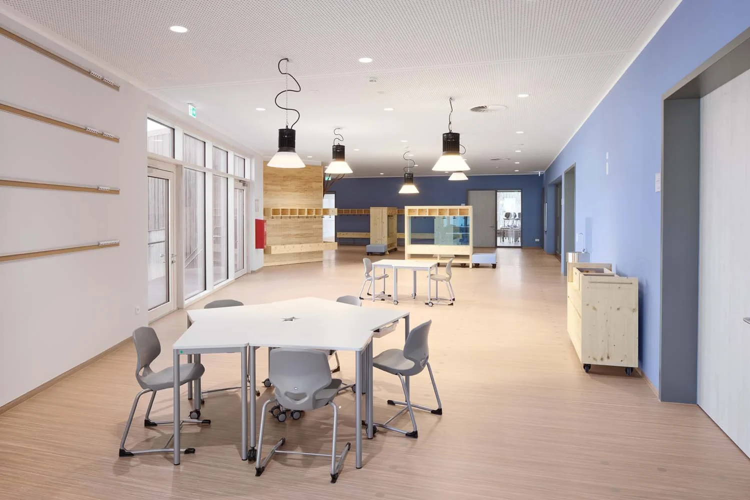 Architekturfotografie Bildungsbau Terhalle Holzbau