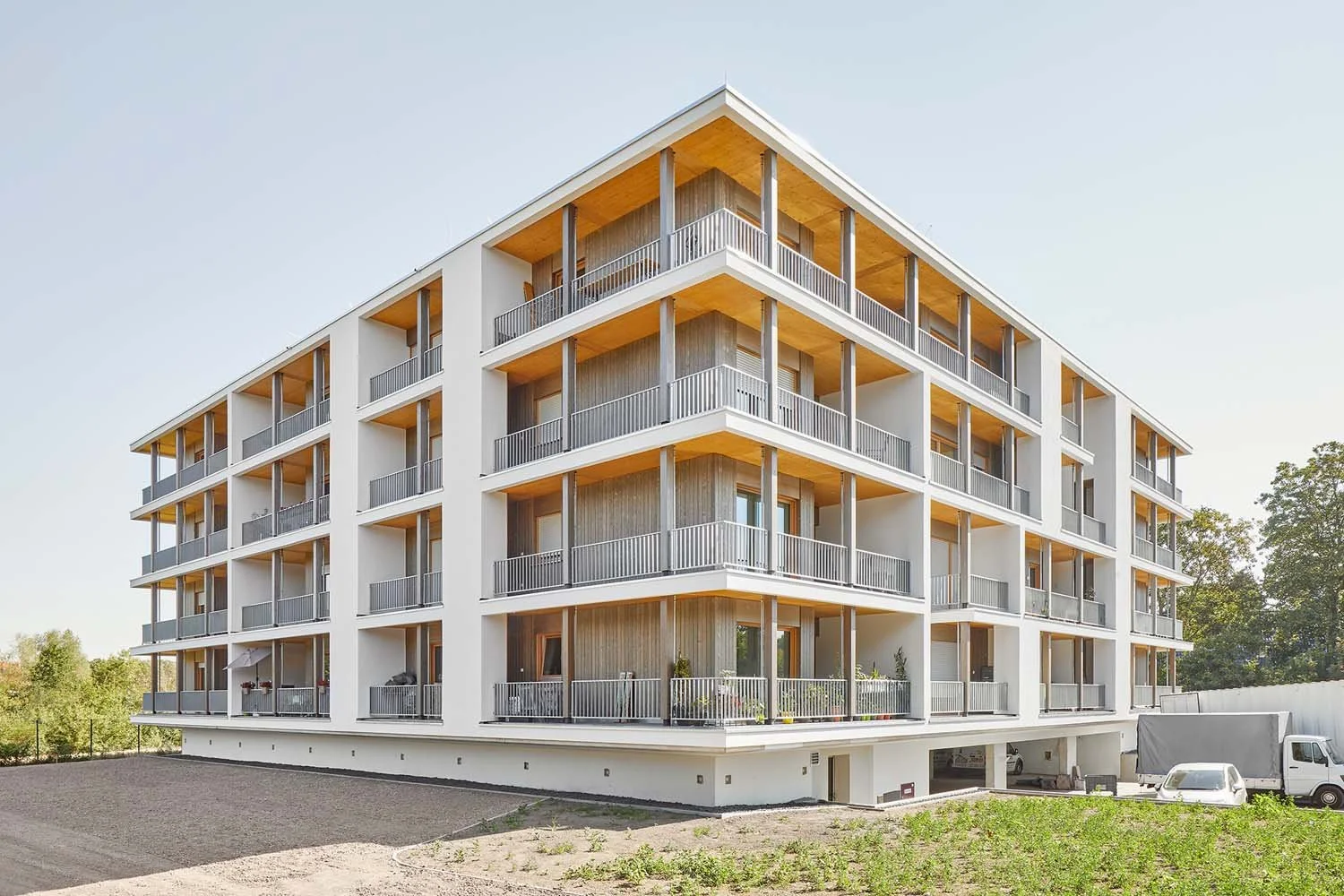 Architekturfotografie UKBS Solarhaus nachhaltiger Neubau