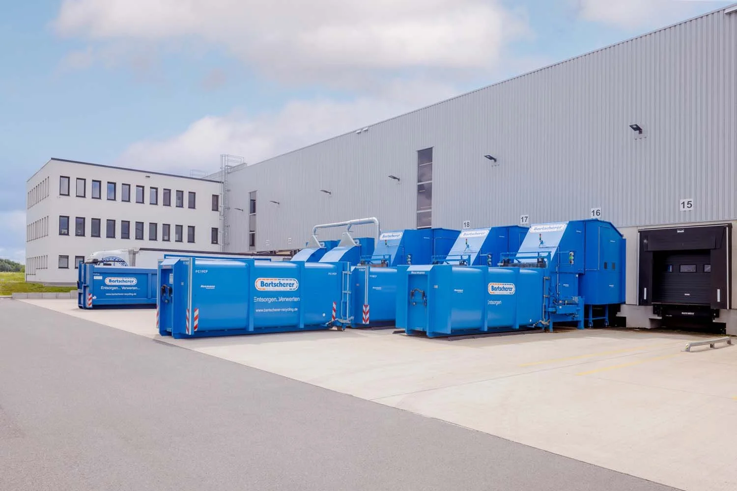 Industriefotografie Bartscherer Recycling Berlin