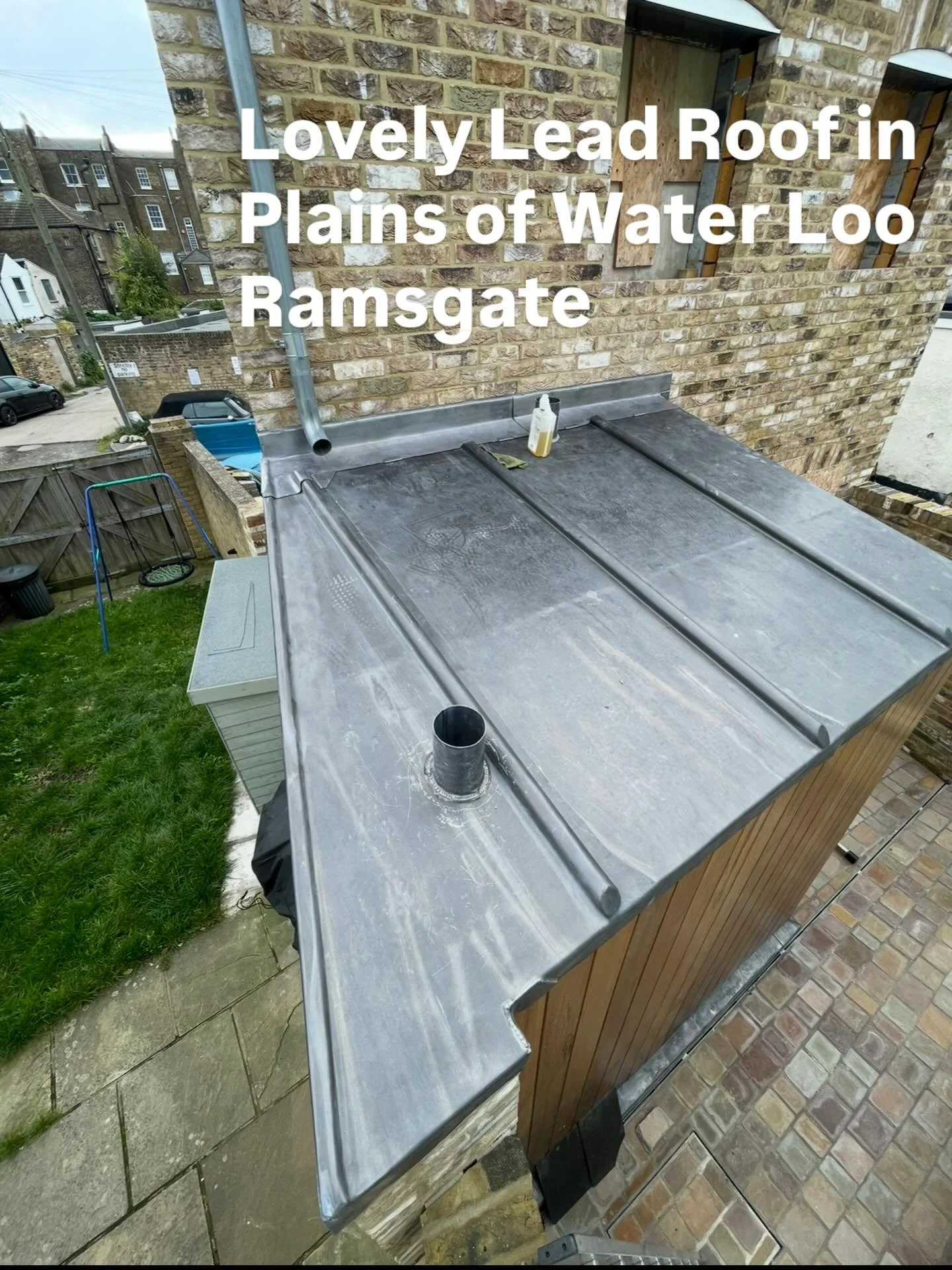 Lovely Lead Roof in Plains of Waterloo Ramsgate Done for G&amp;W Gardeners