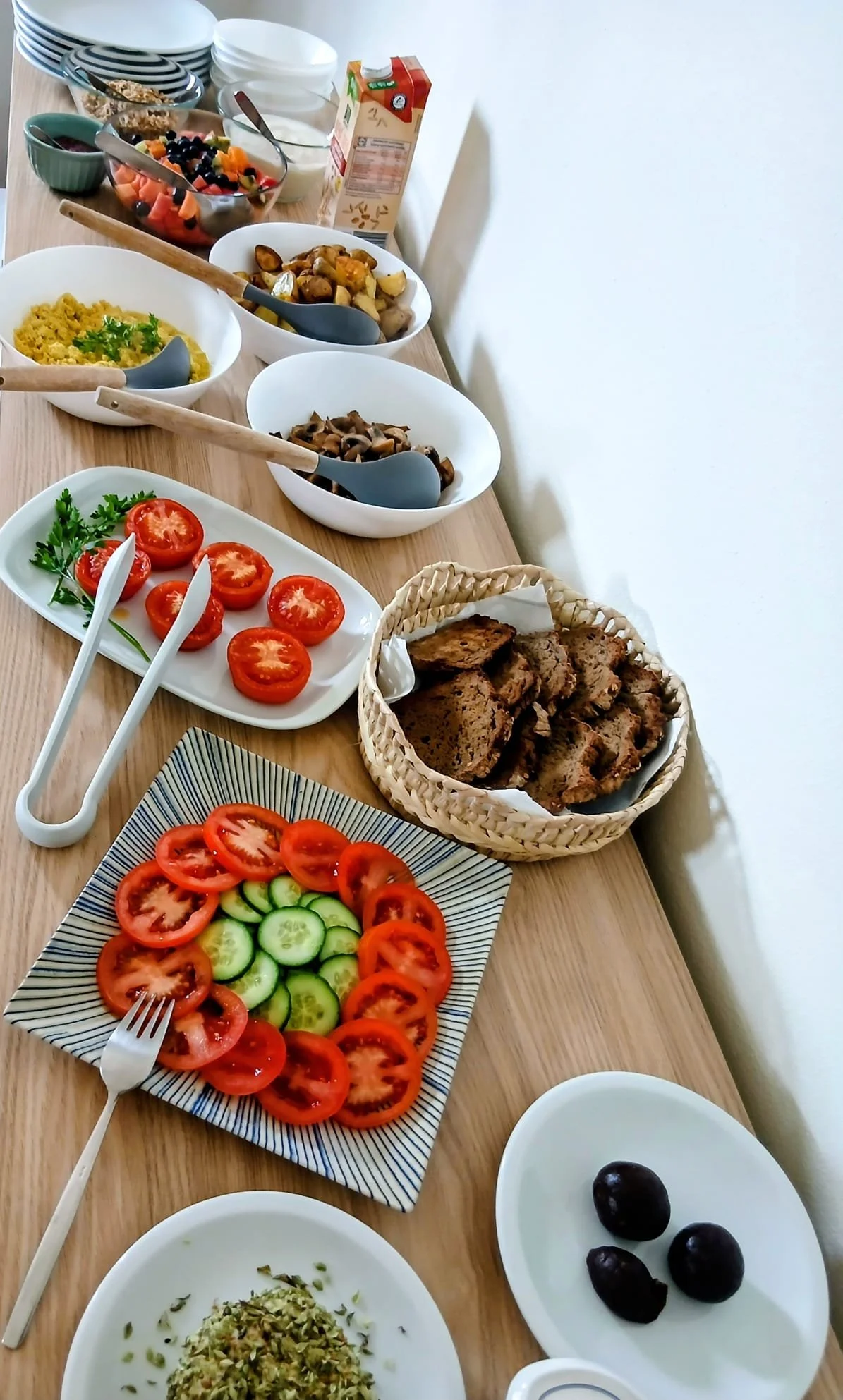 Catered food