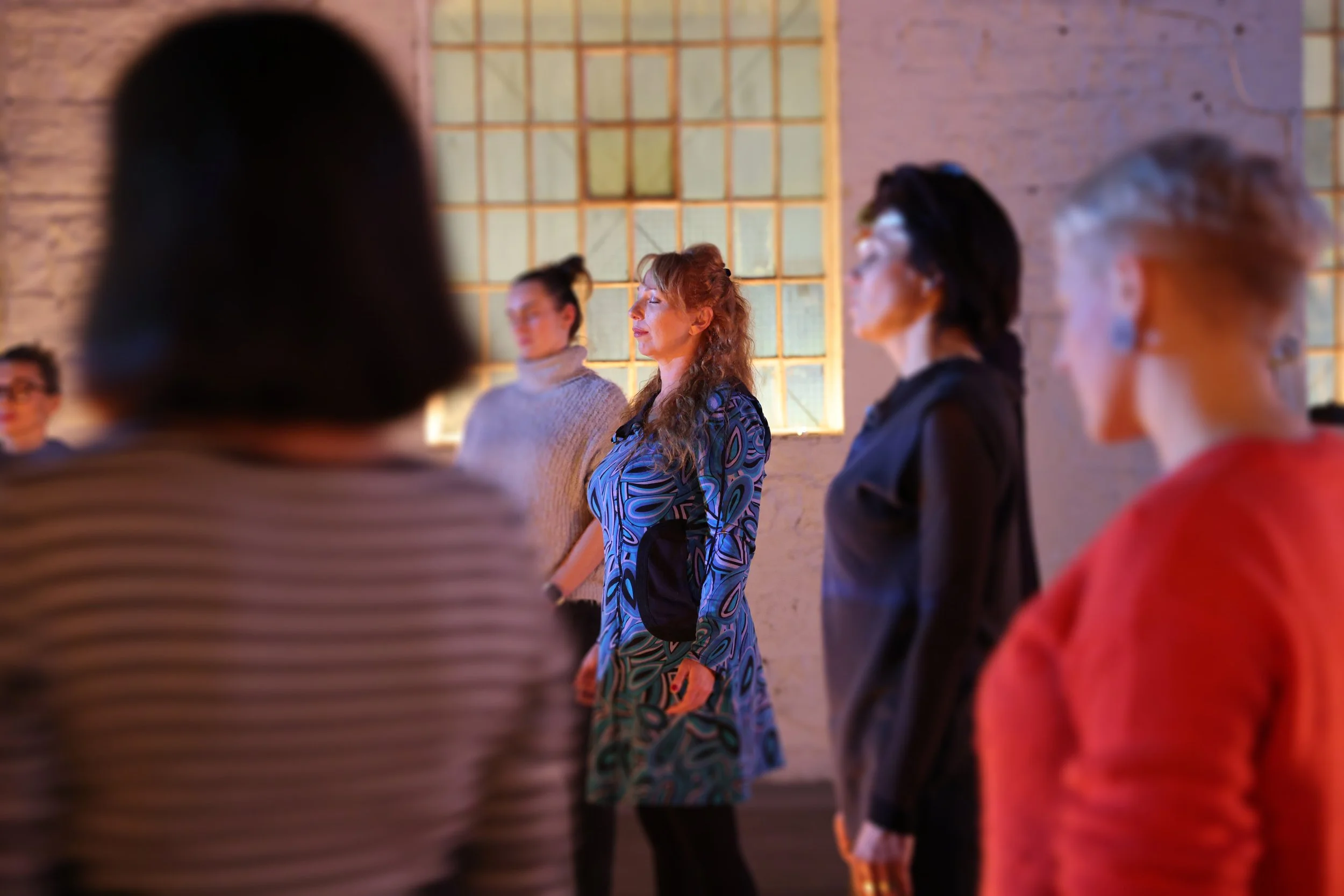 Heather leading meditation