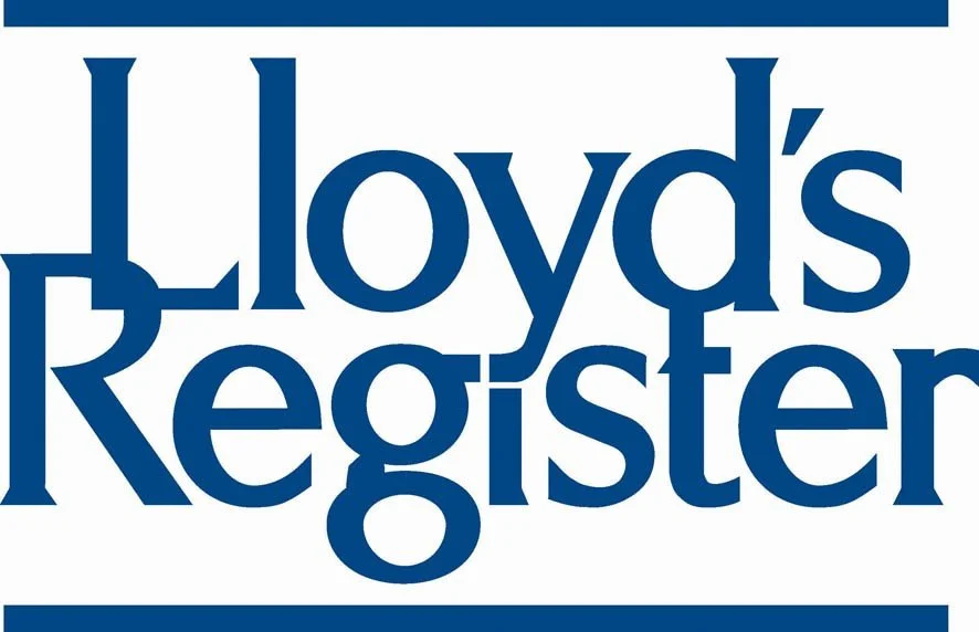 Lloyd's Register logo in blue text on a white background.