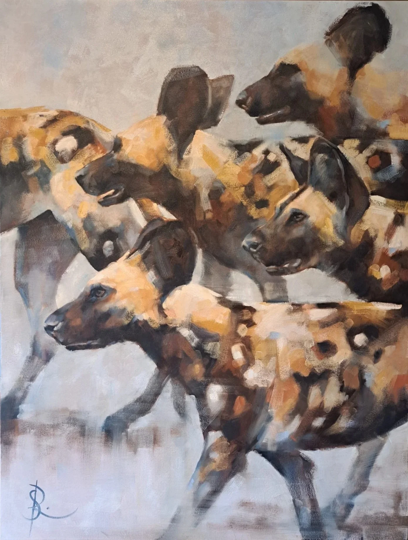 On the Move - 75x100cm oil on canvas - sold