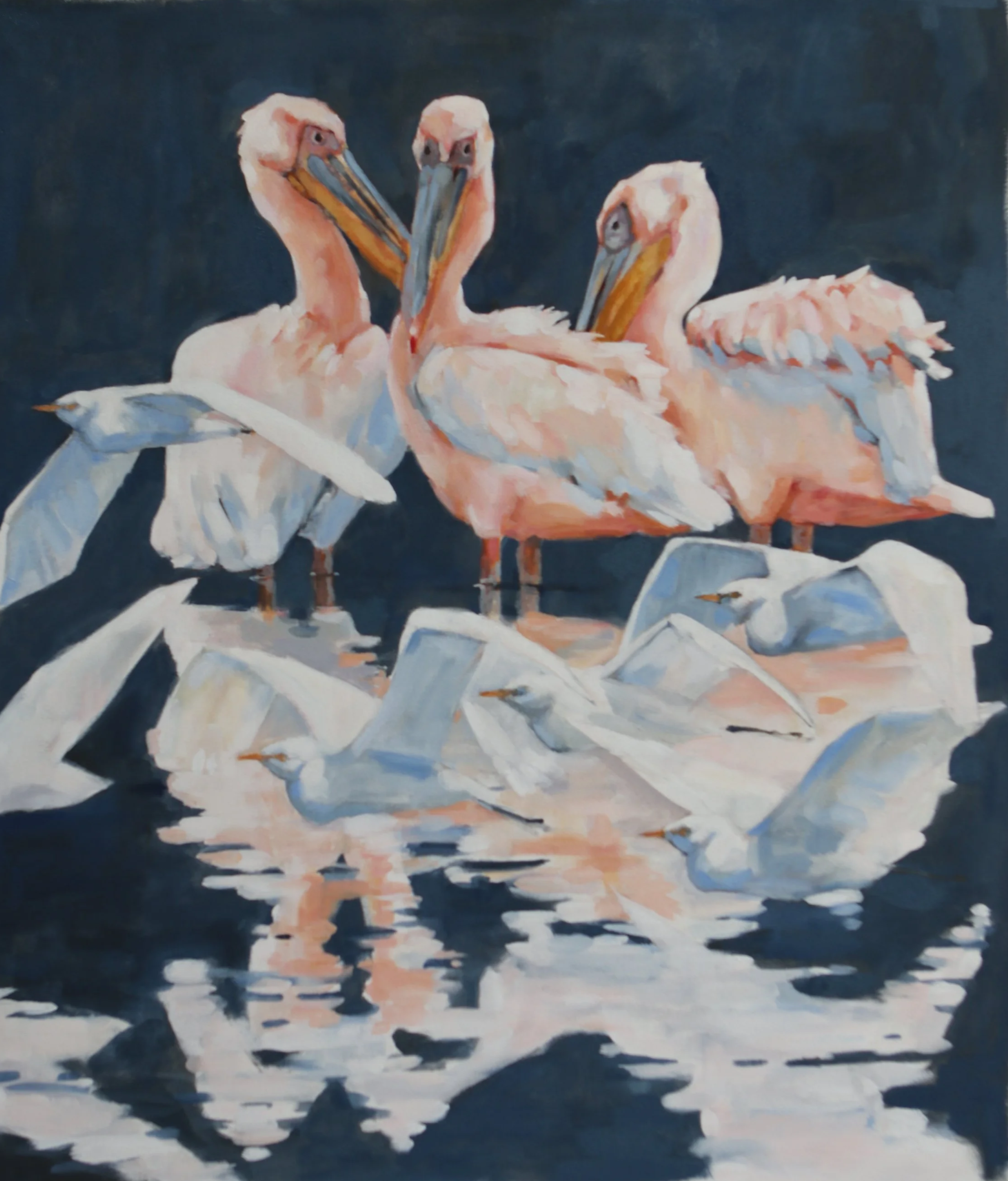 The Valley Dam Birds
80x100cm - sold
20% to charity